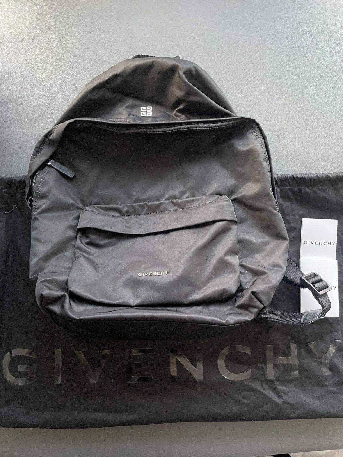 Givenchy Rare Limited Super Runway Classic Logo Everyday Backpack Size ONE SIZE - 15 Thumbnail