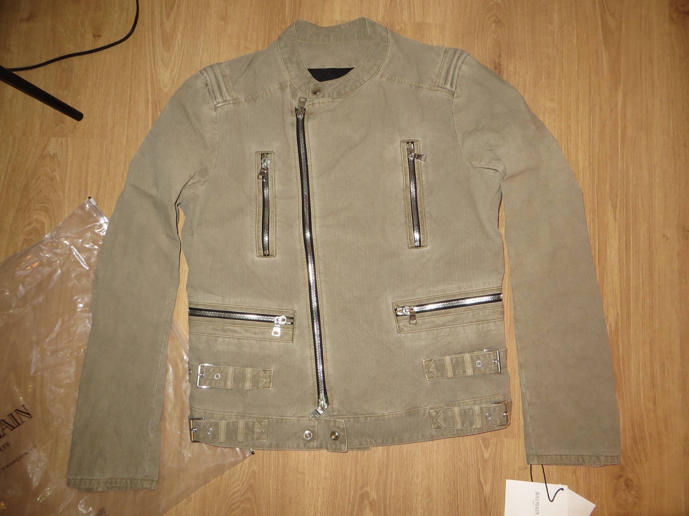 Balmain Zip biker jacket Size US XL / EU 56 / 4 - 7 Thumbnail
