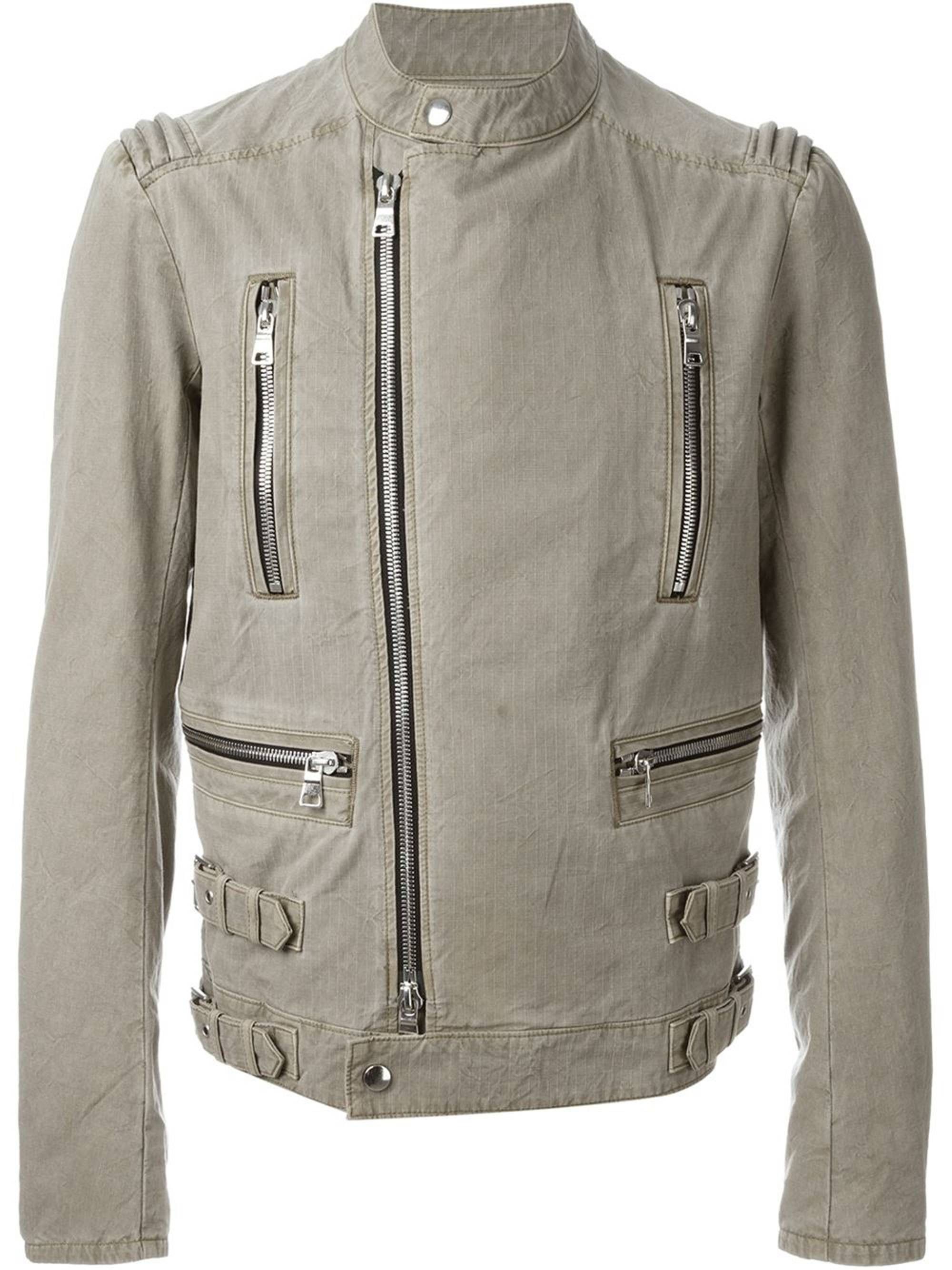 Balmain Zip biker jacket Size US XL / EU 56 / 4 - 2 Thumbnail