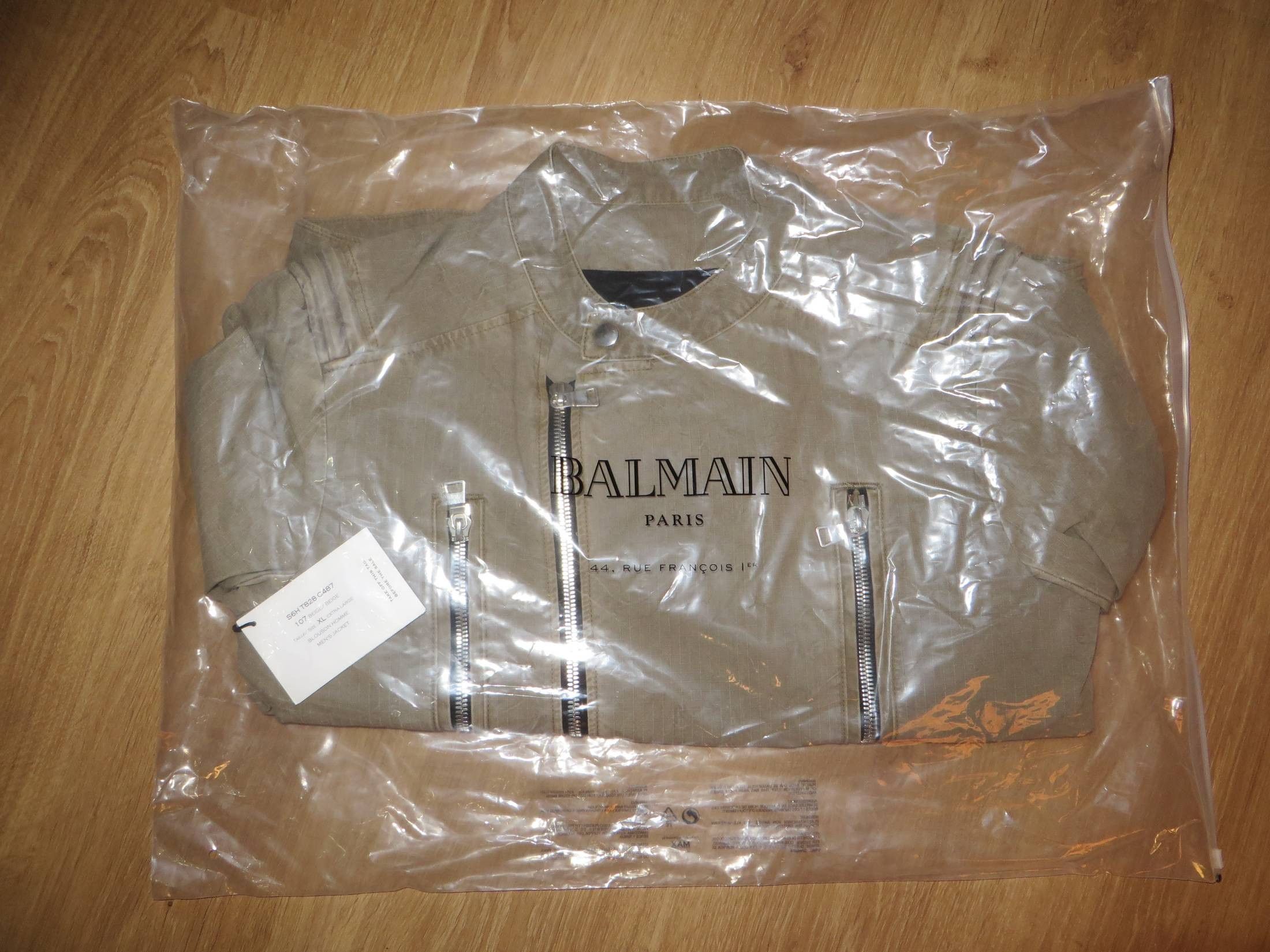 Balmain Zip biker jacket Size US XL / EU 56 / 4 - 6 Thumbnail