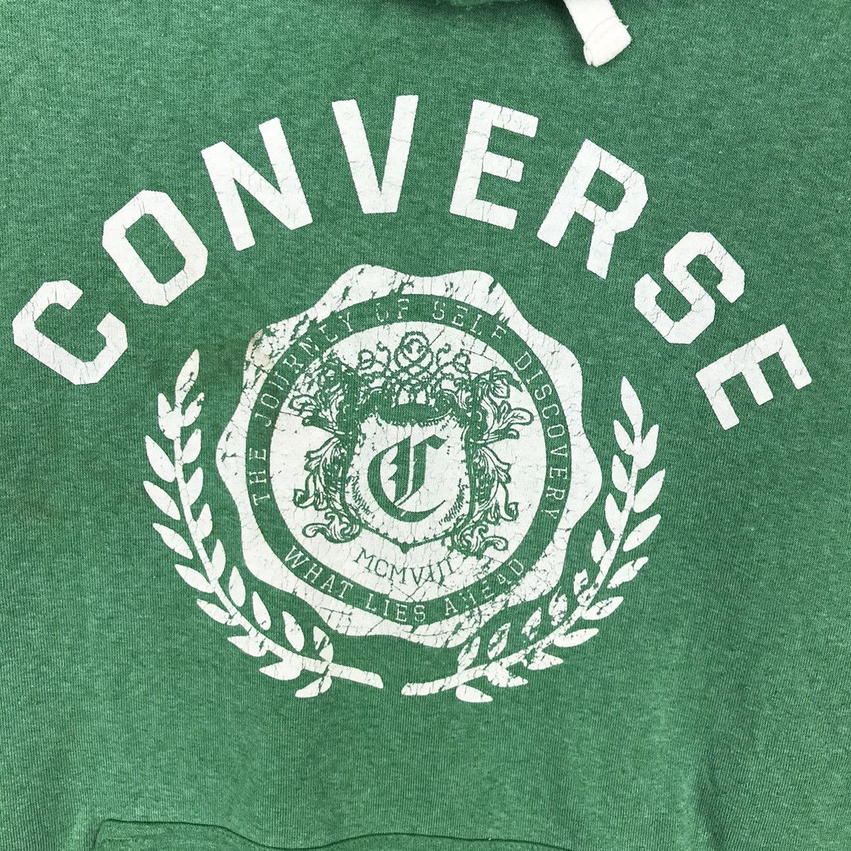 Converse Converse Crest Logo Hoodie Pullover Sweatshirt Size US L / EU 52-54 / 3 - 3 Thumbnail