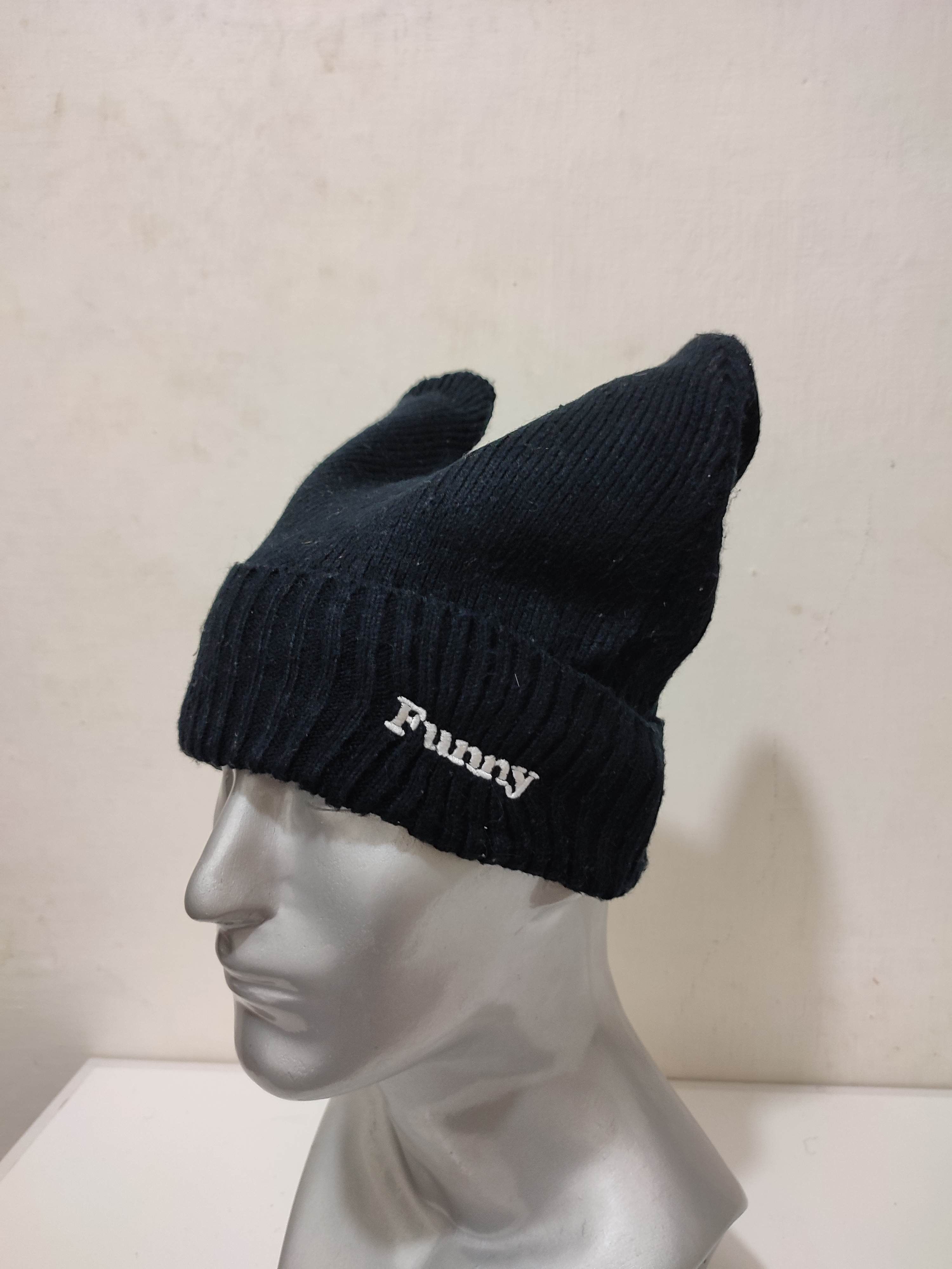 Japanese Brand 🔥Bunny Horn Devil Beanie Hats Size ONE SIZE - 2 Thumbnail