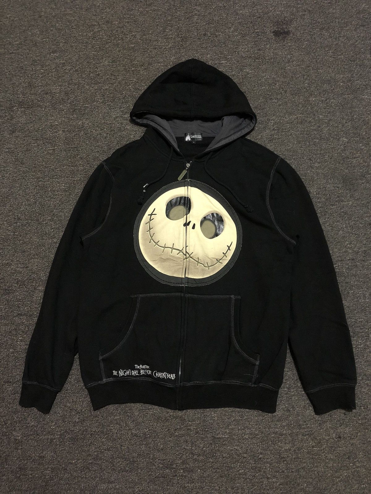 Vintage Tim Burtons The Nightmare Before Christmas zip up Jacket Grailed