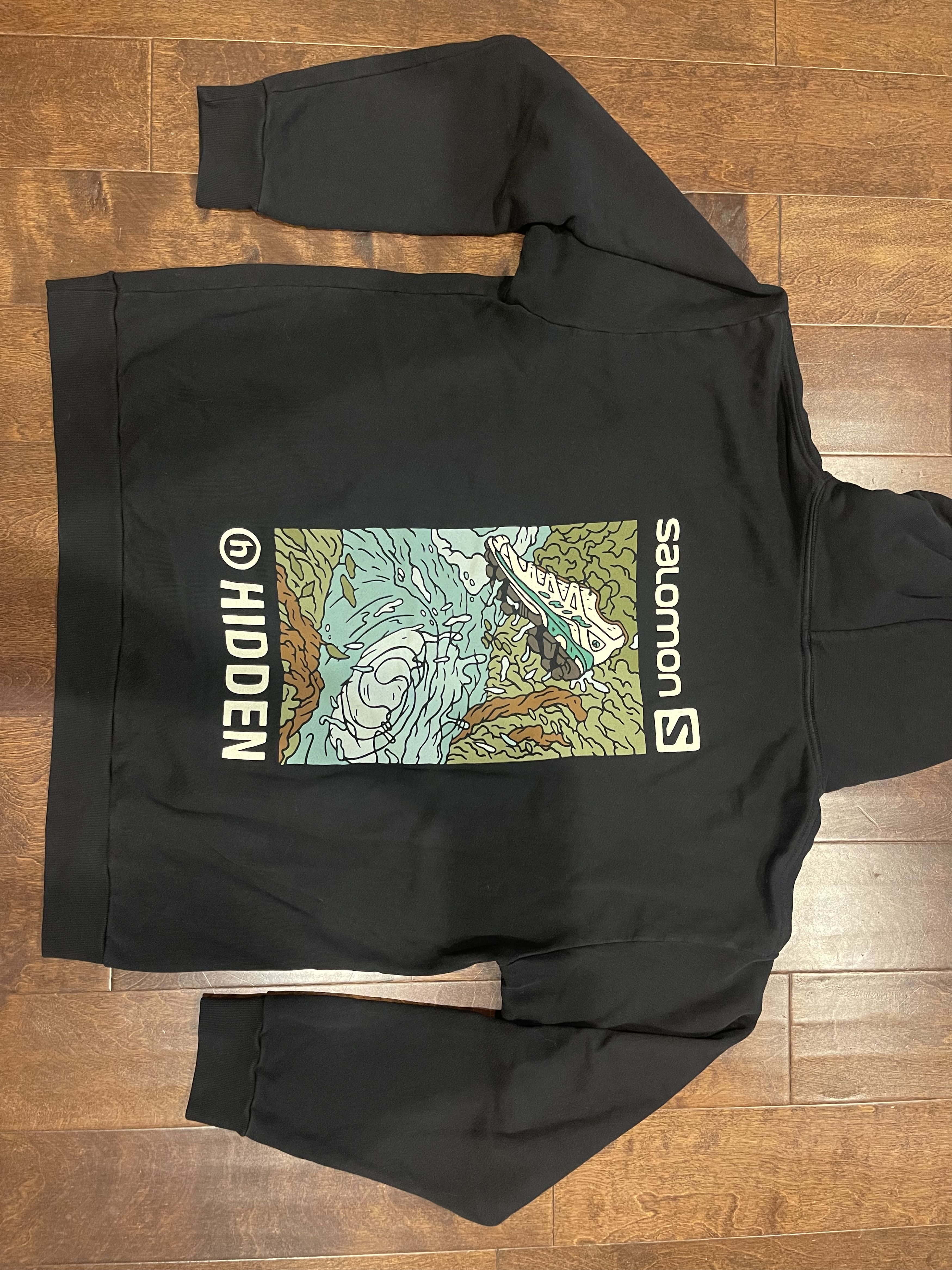 Salomon Hidden NY x Salomon XT-4 Trail Hoodie Black SS22 | Grailed