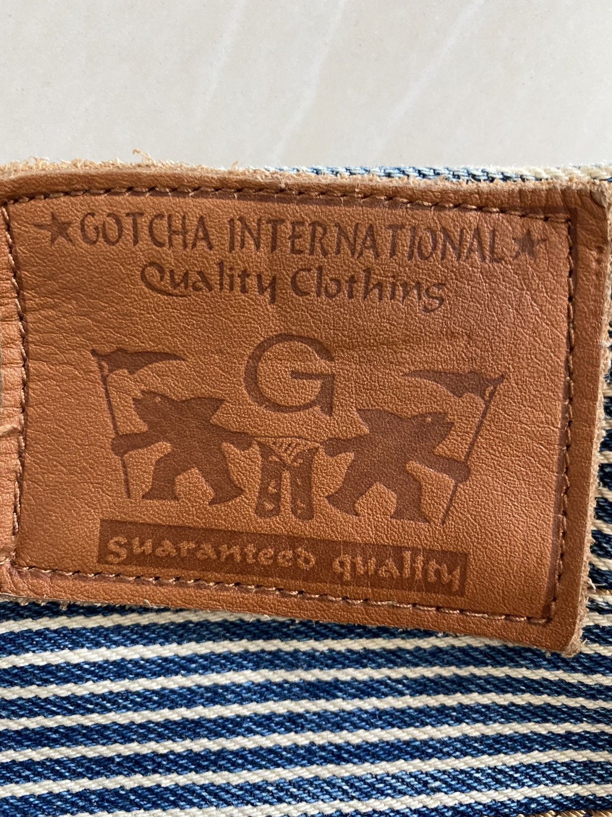 Gotcha Gotcha International Pachwork Striped design rare Size US 32 / EU 48 - 16 Thumbnail