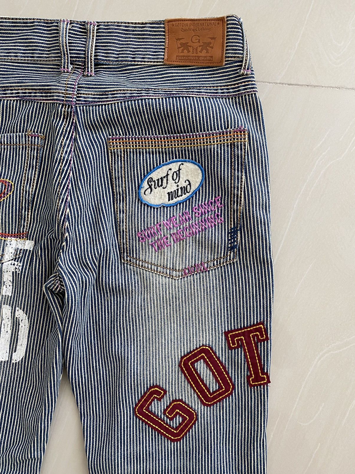 Gotcha Gotcha International Pachwork Striped design rare Size US 32 / EU 48 - 13 Thumbnail