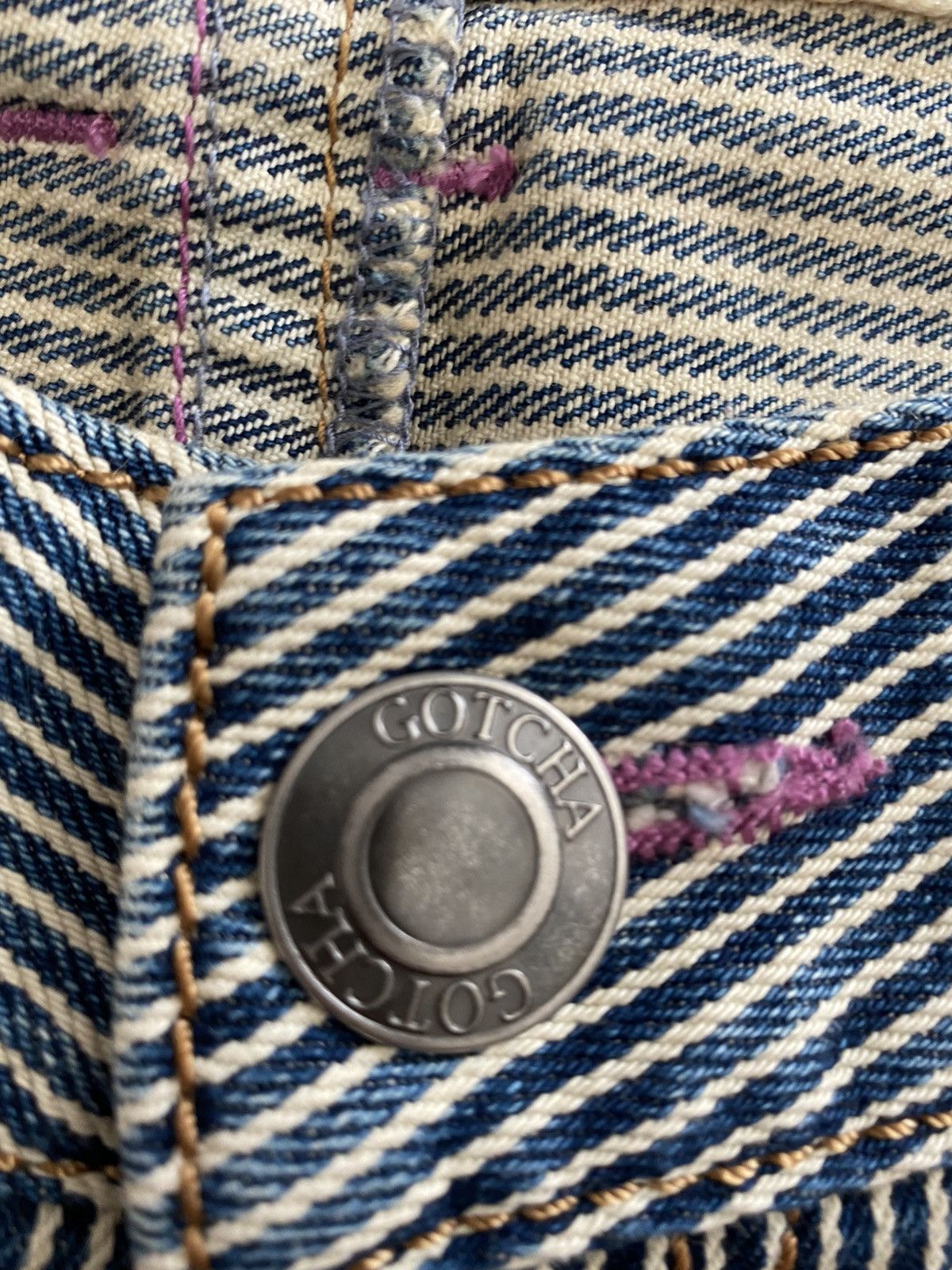 Gotcha Gotcha International Pachwork Striped design rare Size US 32 / EU 48 - 12 Thumbnail