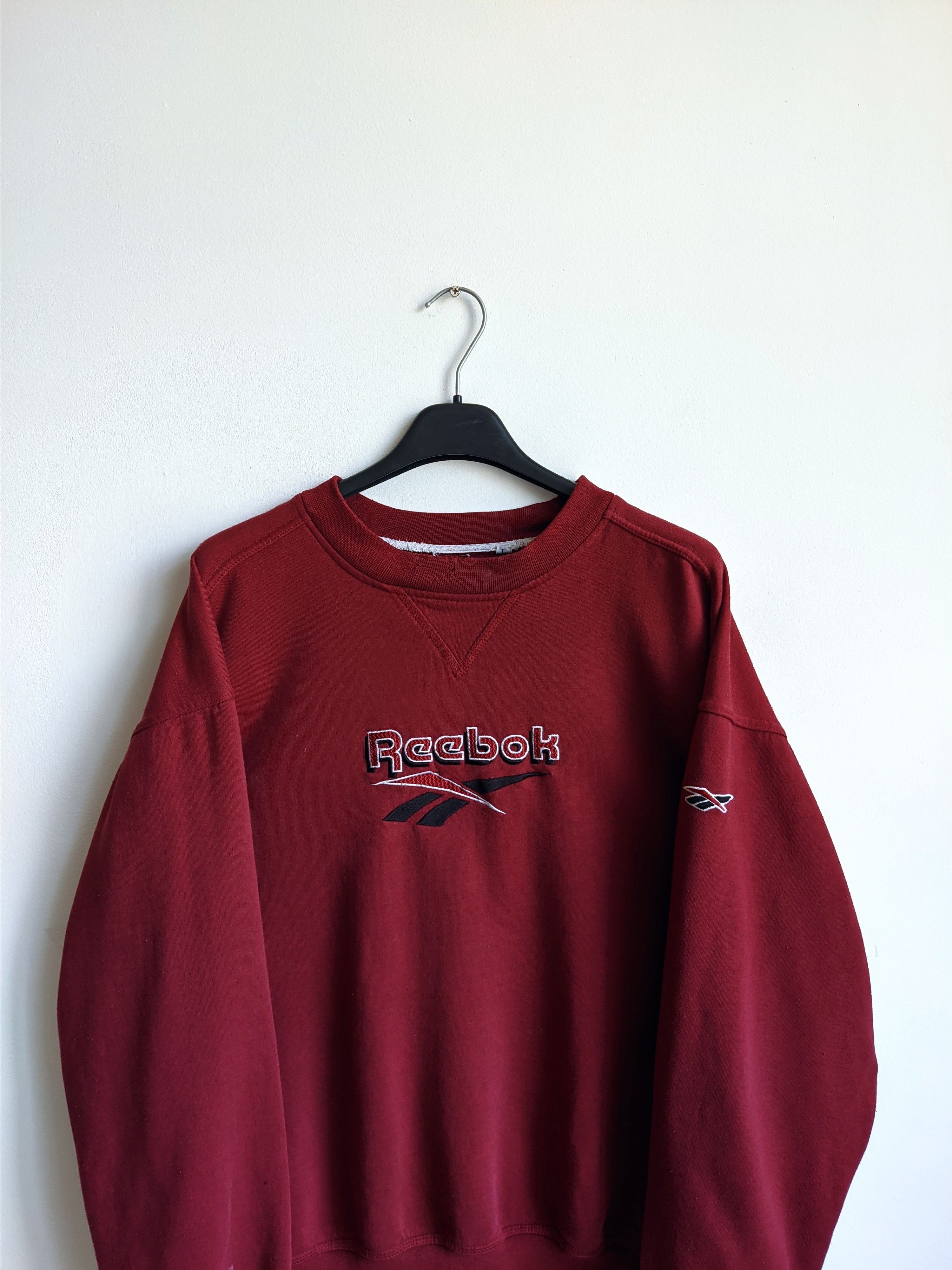 Reebok Vintage Reebok sweatshirt big logo crew neck 90s KOREA Size US L / EU 52-54 / 3 - 2 Thumbnail