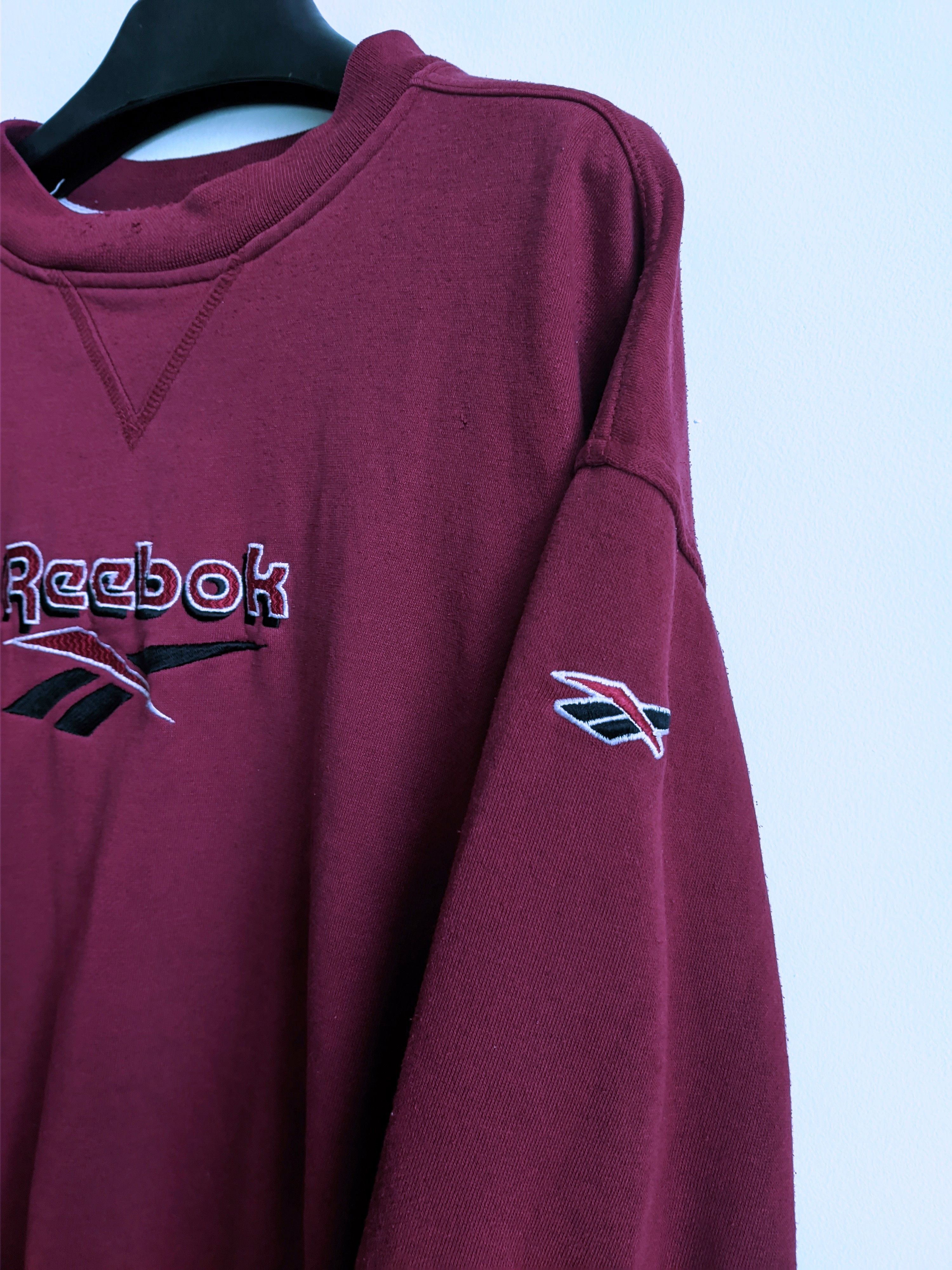 Reebok Vintage Reebok sweatshirt big logo crew neck 90s KOREA Size US L / EU 52-54 / 3 - 7 Thumbnail