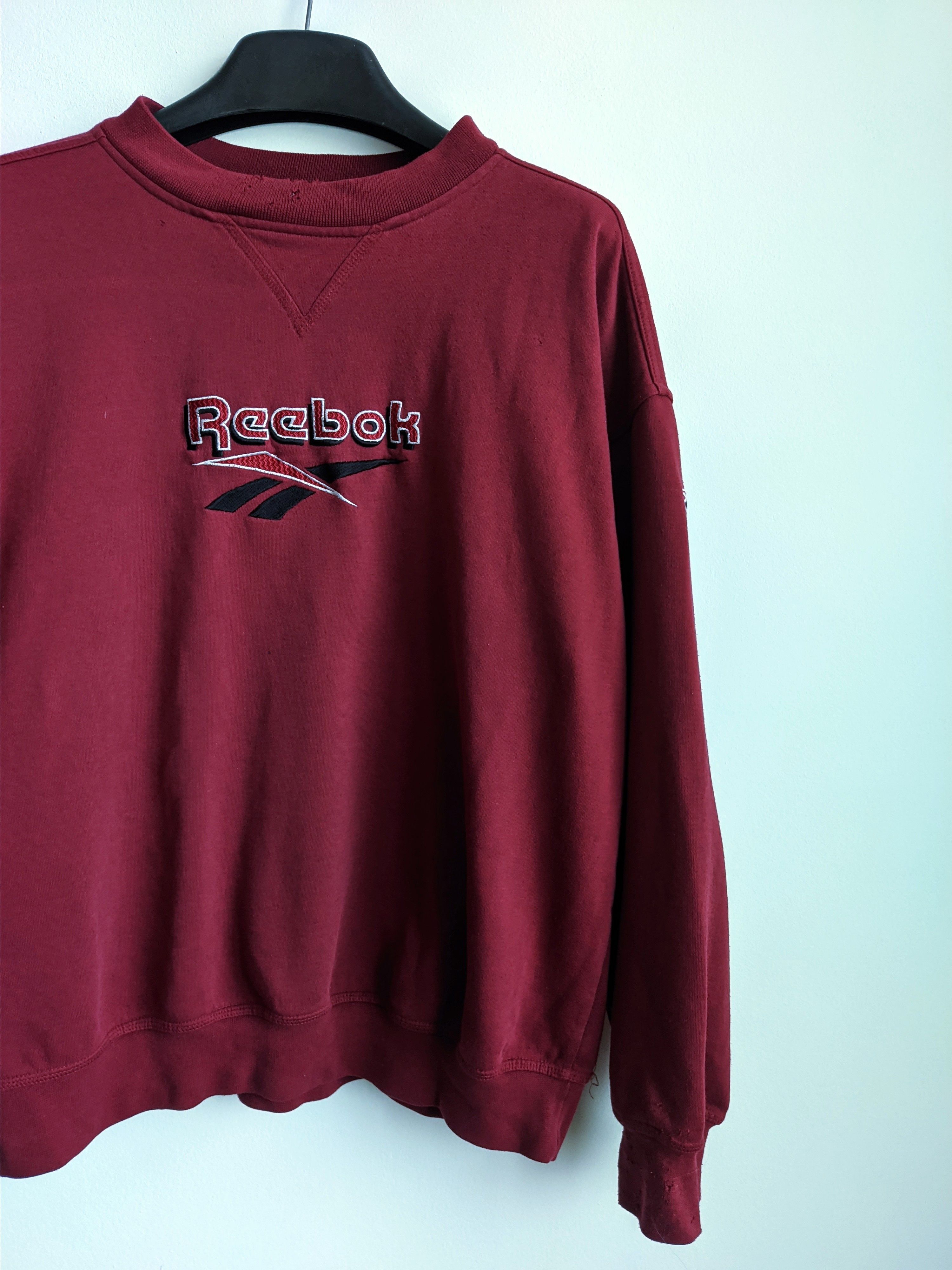 Reebok Vintage Reebok sweatshirt big logo crew neck 90s KOREA Size US L / EU 52-54 / 3 - 6 Thumbnail