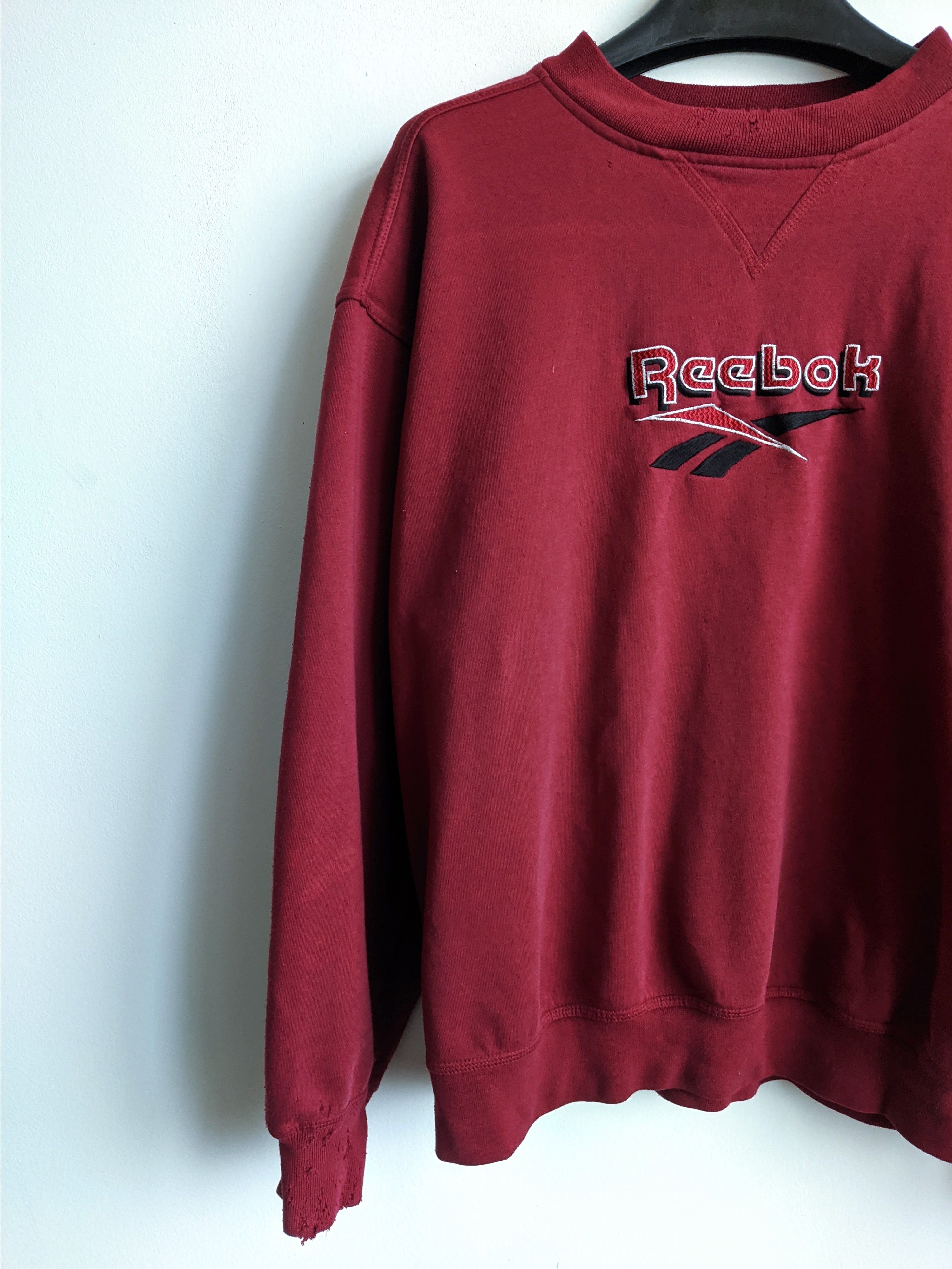 Reebok Vintage Reebok sweatshirt big logo crew neck 90s KOREA Size US L / EU 52-54 / 3 - 5 Thumbnail