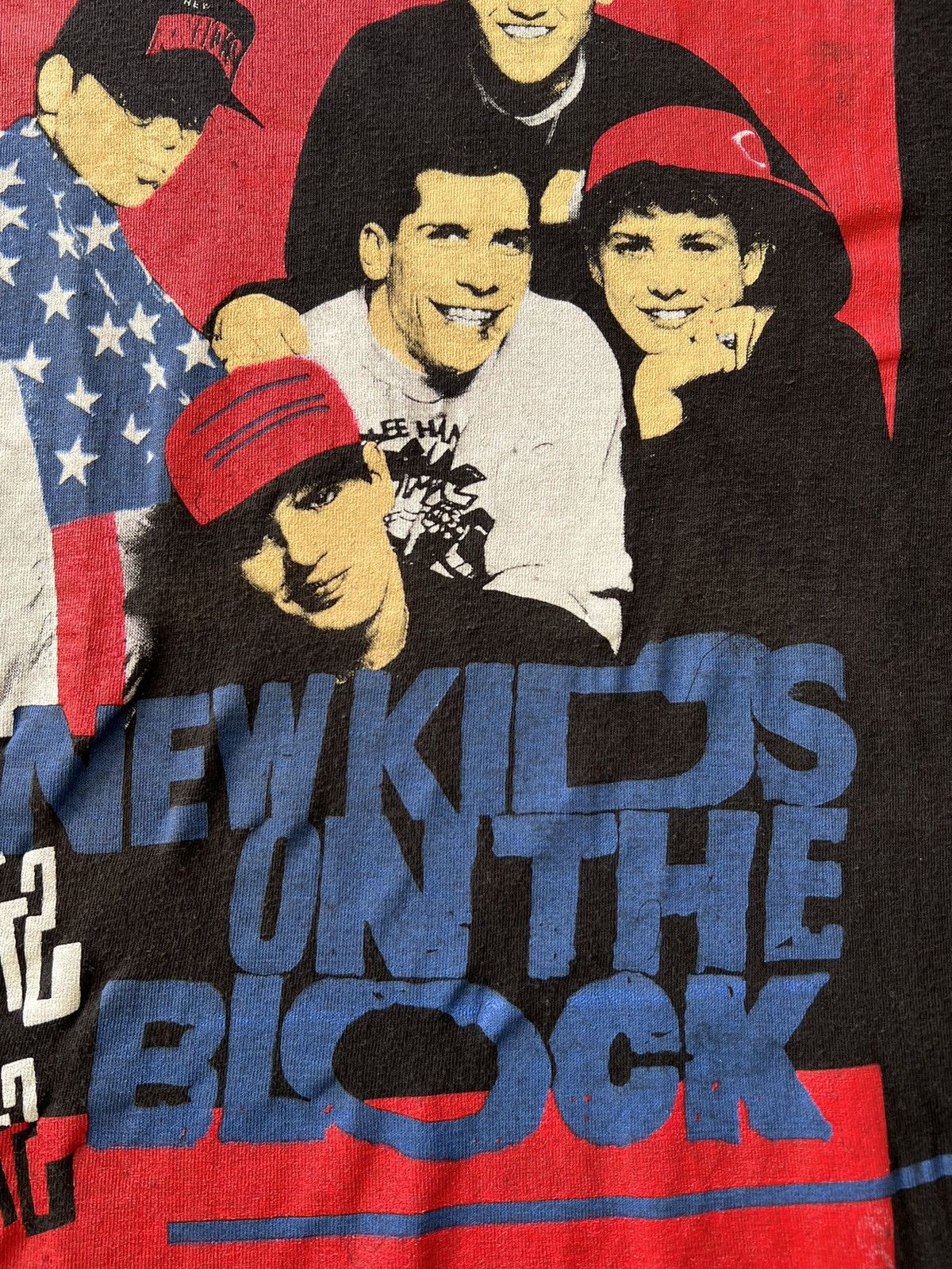 Band Tees Vintage 90s New Kids on the Block Step by Step Black Tee Size US M / EU 48-50 / 2 - 6 Thumbnail