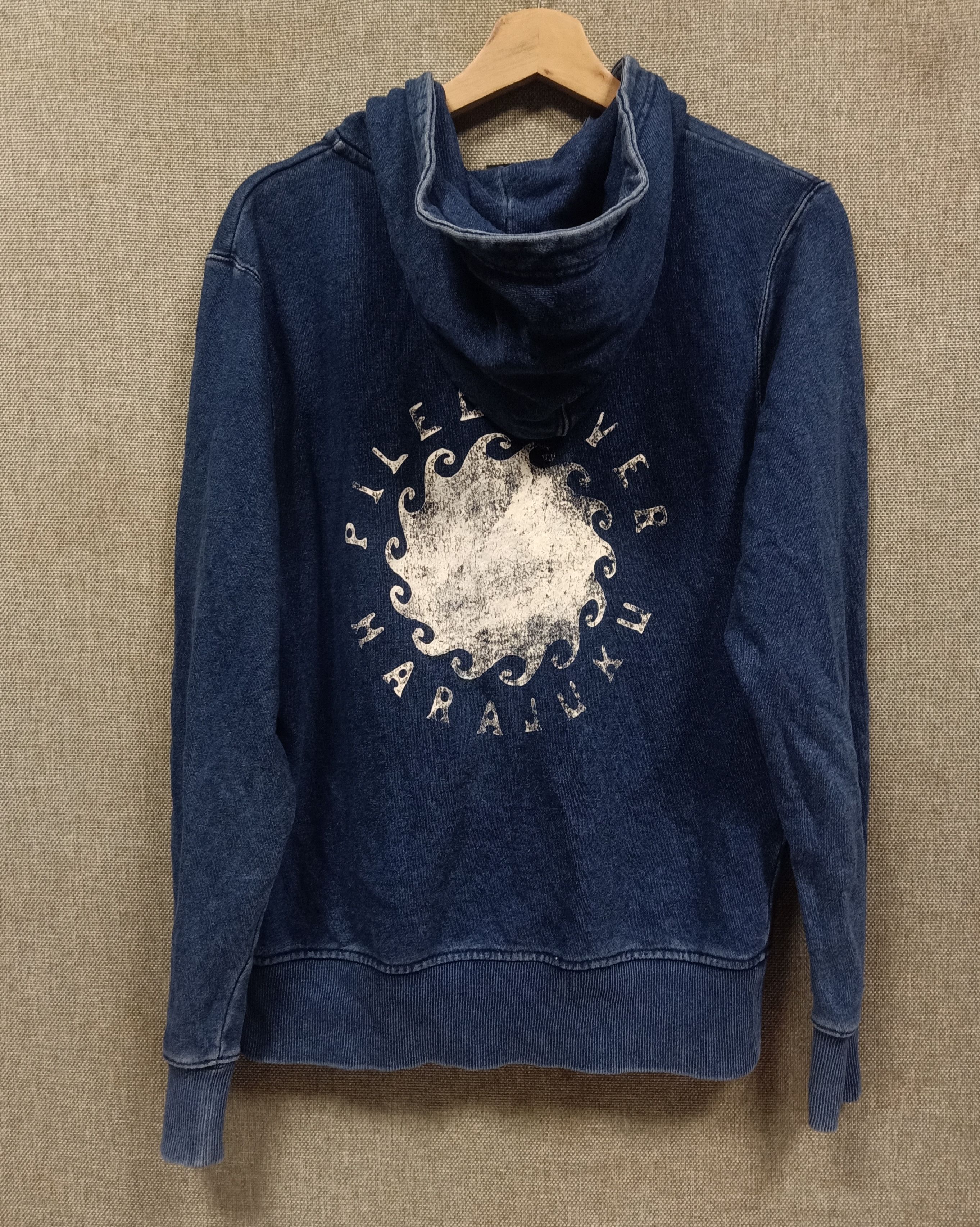 Japanese Brand Sweatshirt hoodie zip piledriver harajuku Size US S / EU 44-46 / 1 - 1 Thumbnail