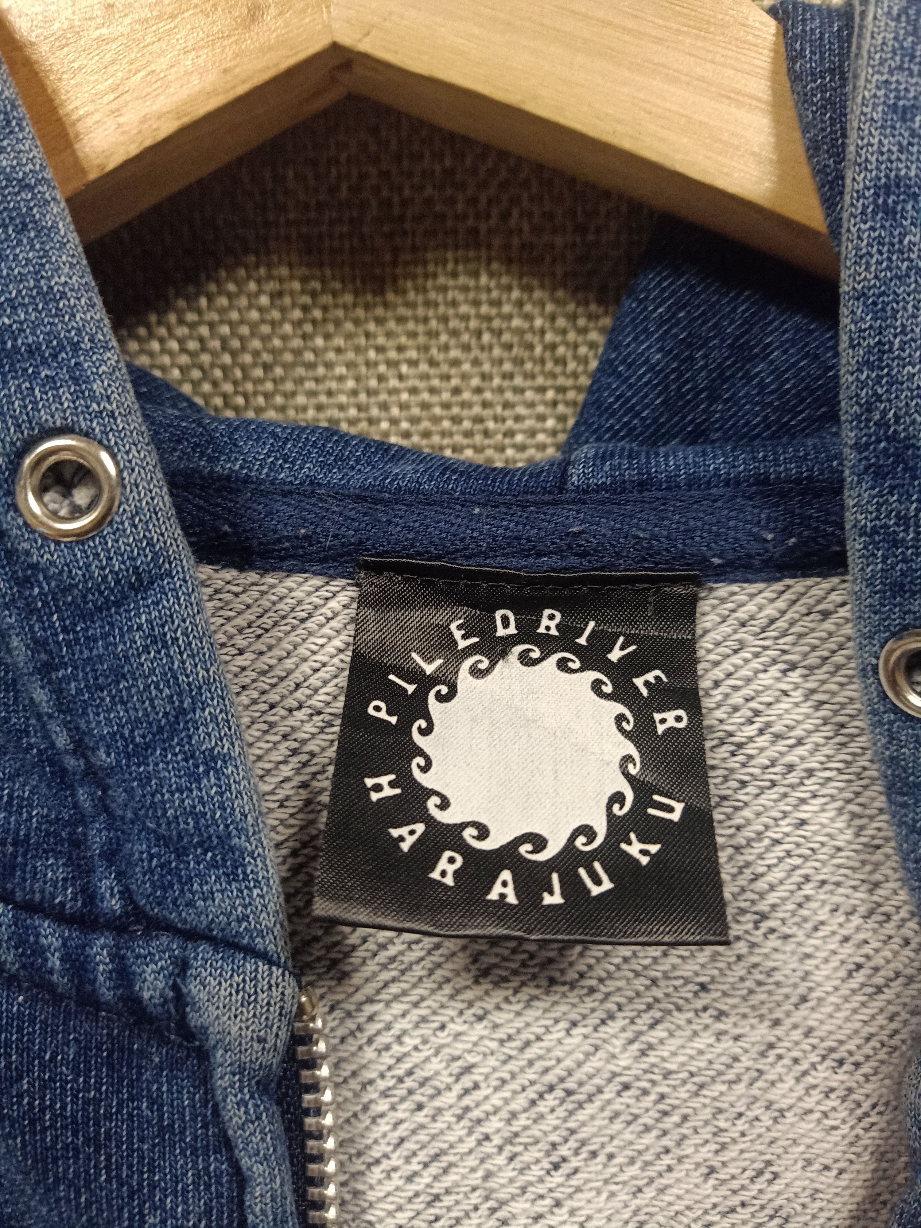 Japanese Brand Sweatshirt hoodie zip piledriver harajuku Size US S / EU 44-46 / 1 - 4 Thumbnail