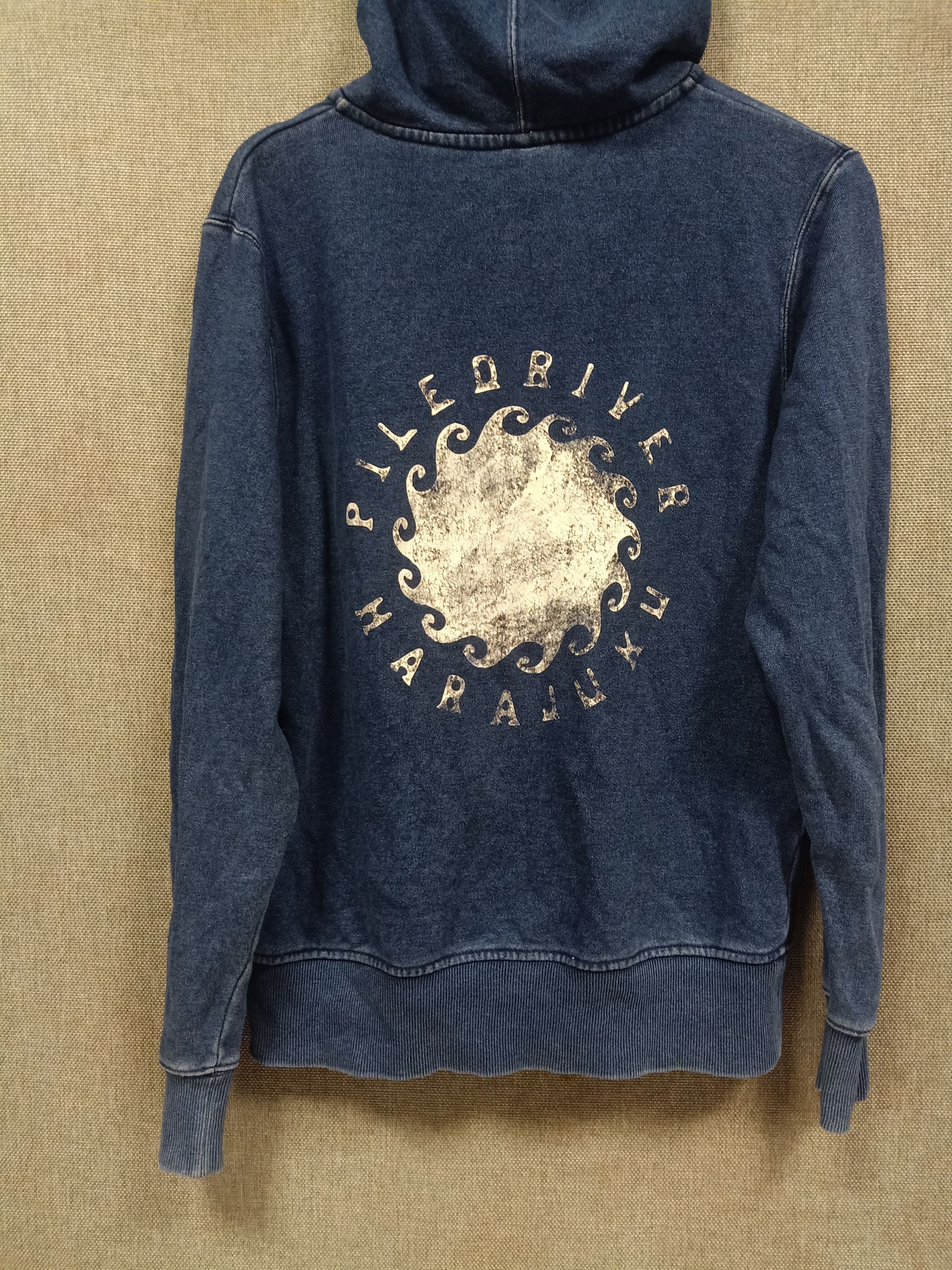 Japanese Brand Sweatshirt hoodie zip piledriver harajuku Size US S / EU 44-46 / 1 - 3 Thumbnail