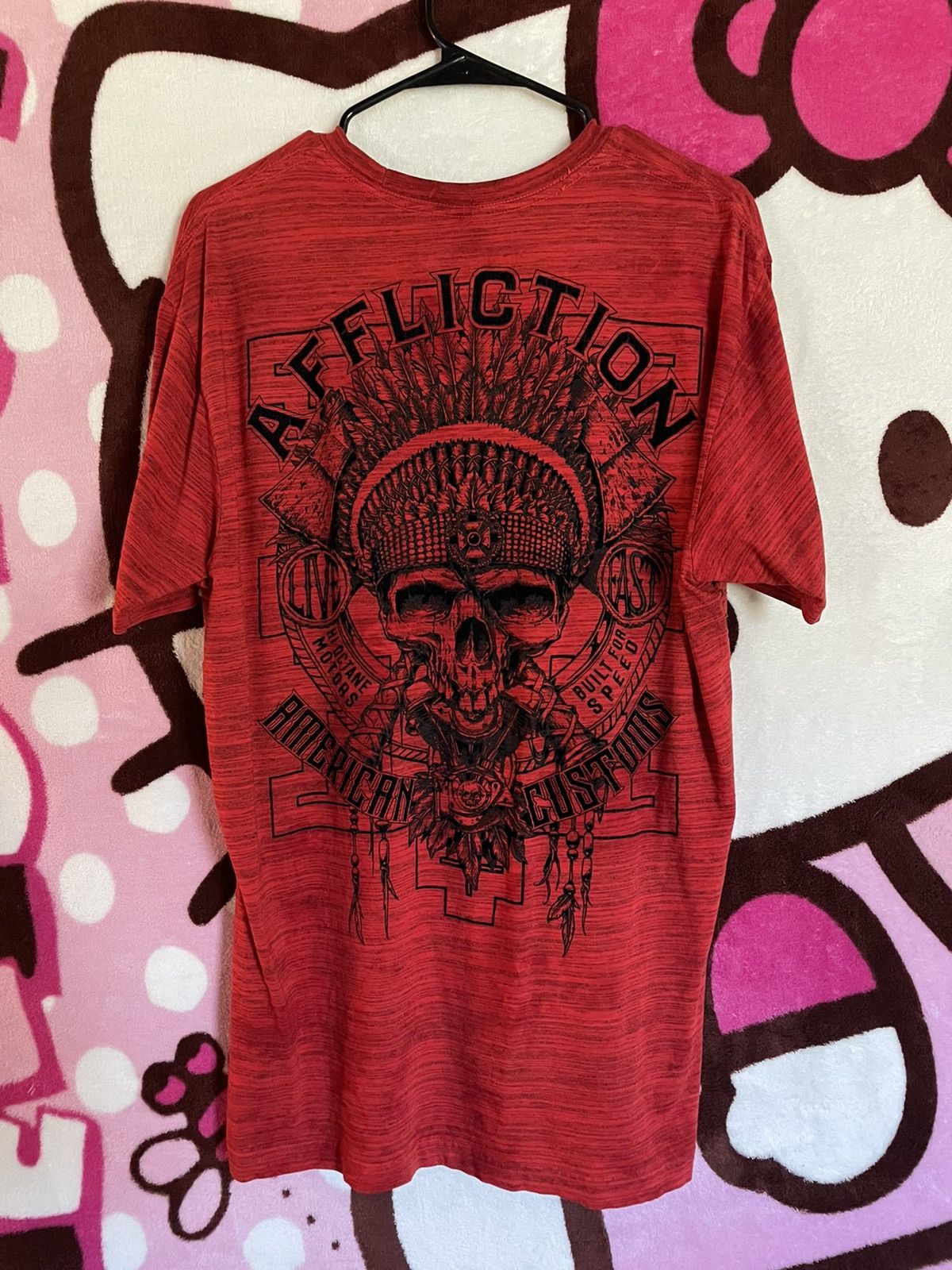 Affliction × Haunted Mound × Seditionaries 00’s VTG Affliction T-Shirt Size US XL / EU 56 / 4 - 4 Thumbnail