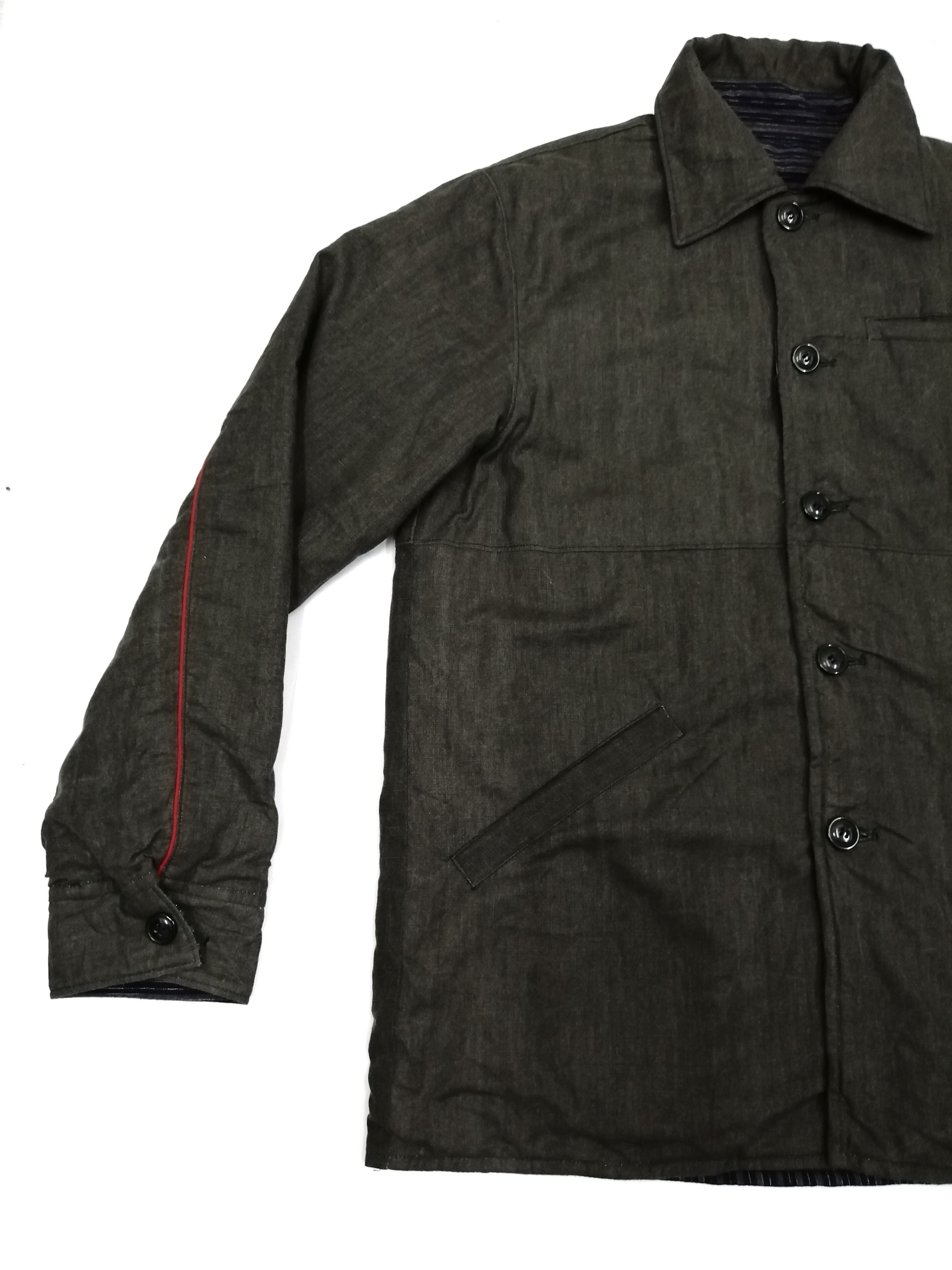 Blue Blue Japan × Japanese Brand Blue Blue Japan Reversible Stripe Red Line Jacket Size US S / EU 44-46 / 1 - 4 Thumbnail