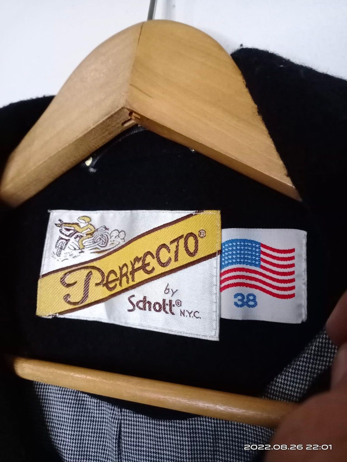 Schott 🔥SCHOTT NYC PERFECTO DOUBLE COLLAR JACKETS Size US M / EU 48-50 / 2 - 4 Thumbnail