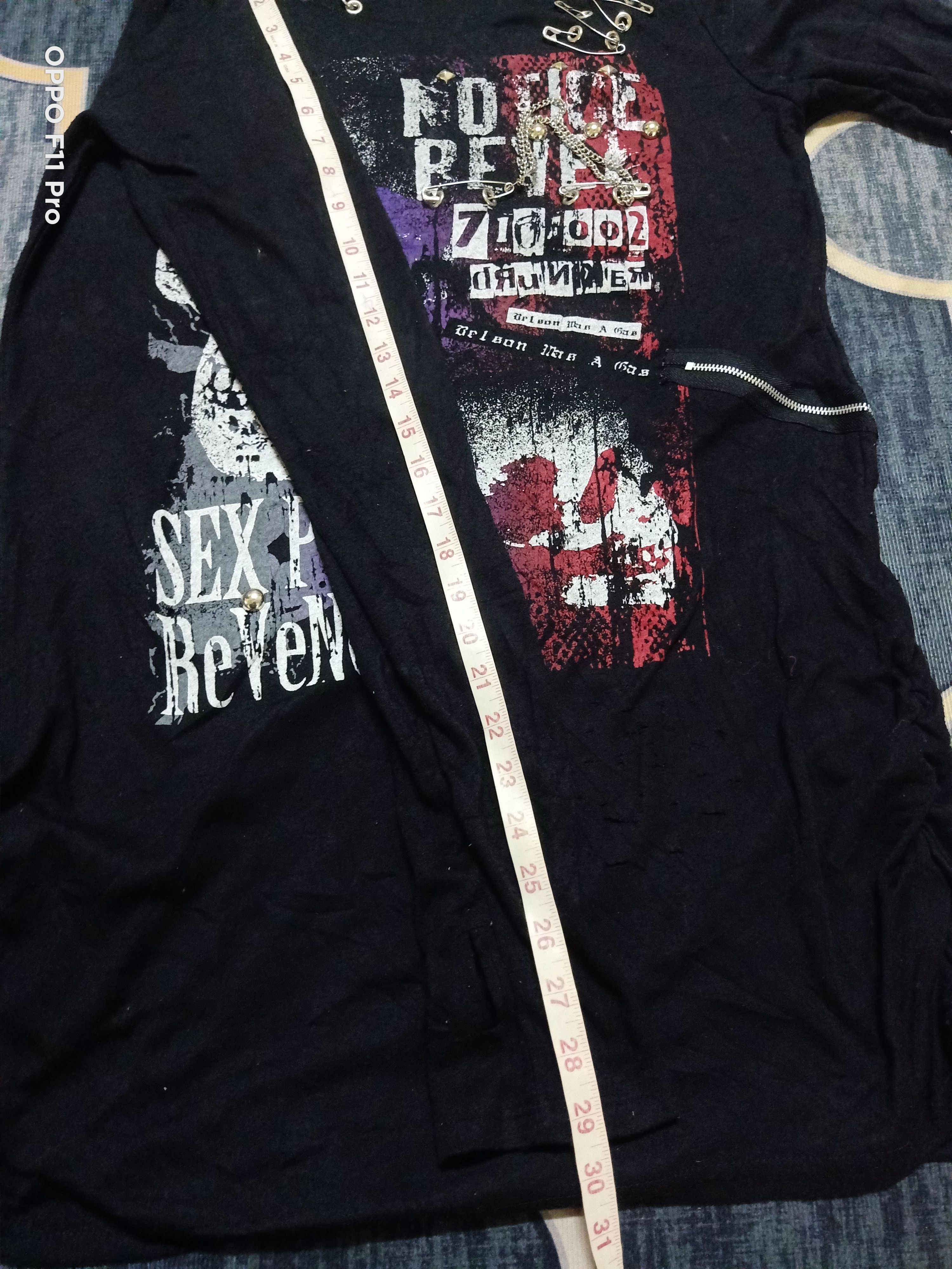 Seditionaries Sex Pot Revenge Rocker Distressed Stretched Punk Tee Size US L / EU 52-54 / 3 - 8 Thumbnail