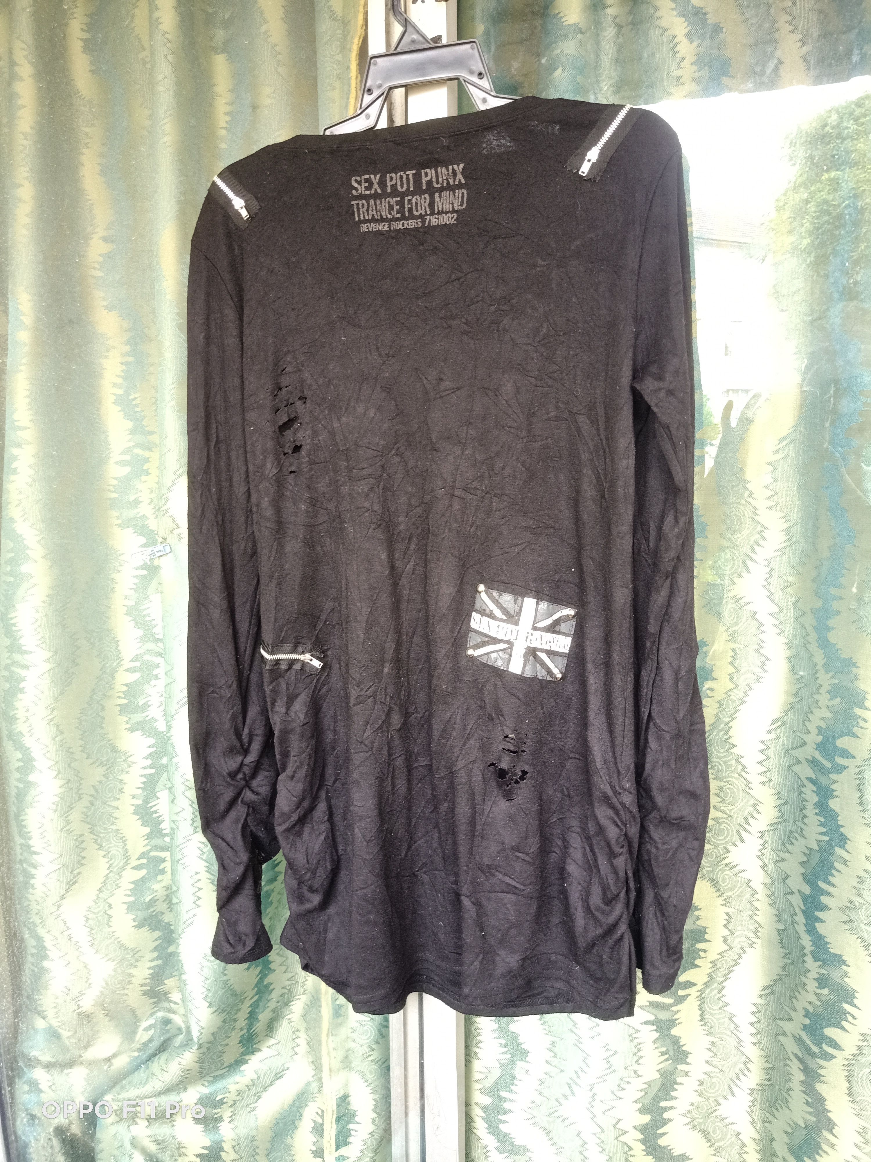 Seditionaries Sex Pot Revenge Rocker Distressed Stretched Punk Tee Size US L / EU 52-54 / 3 - 11 Thumbnail