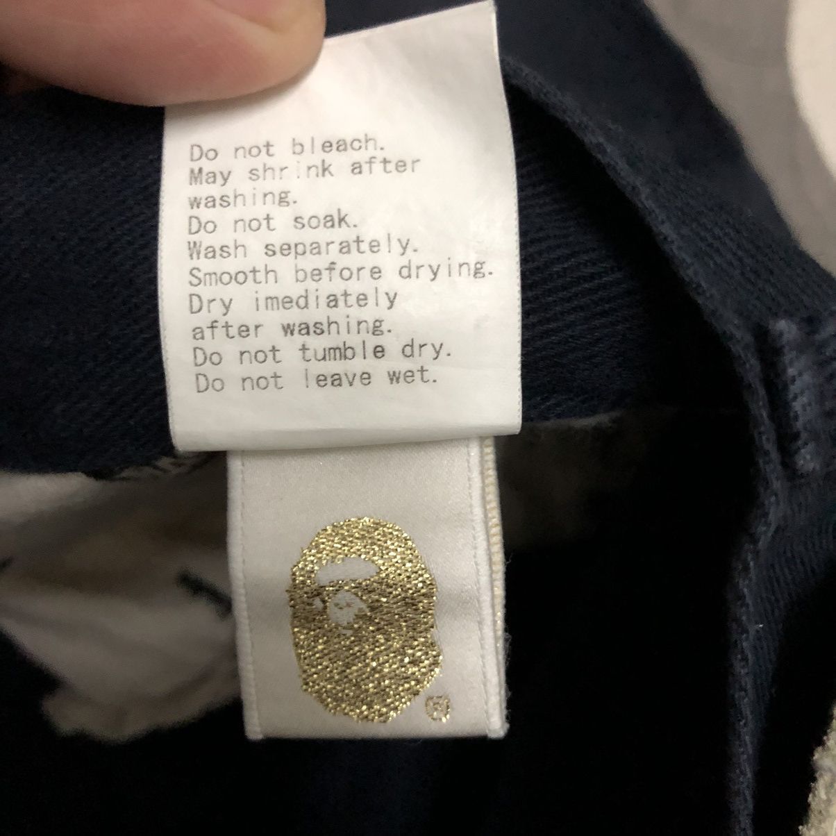 Bape Ursus Bape Denim Size US 33 - 15 Thumbnail
