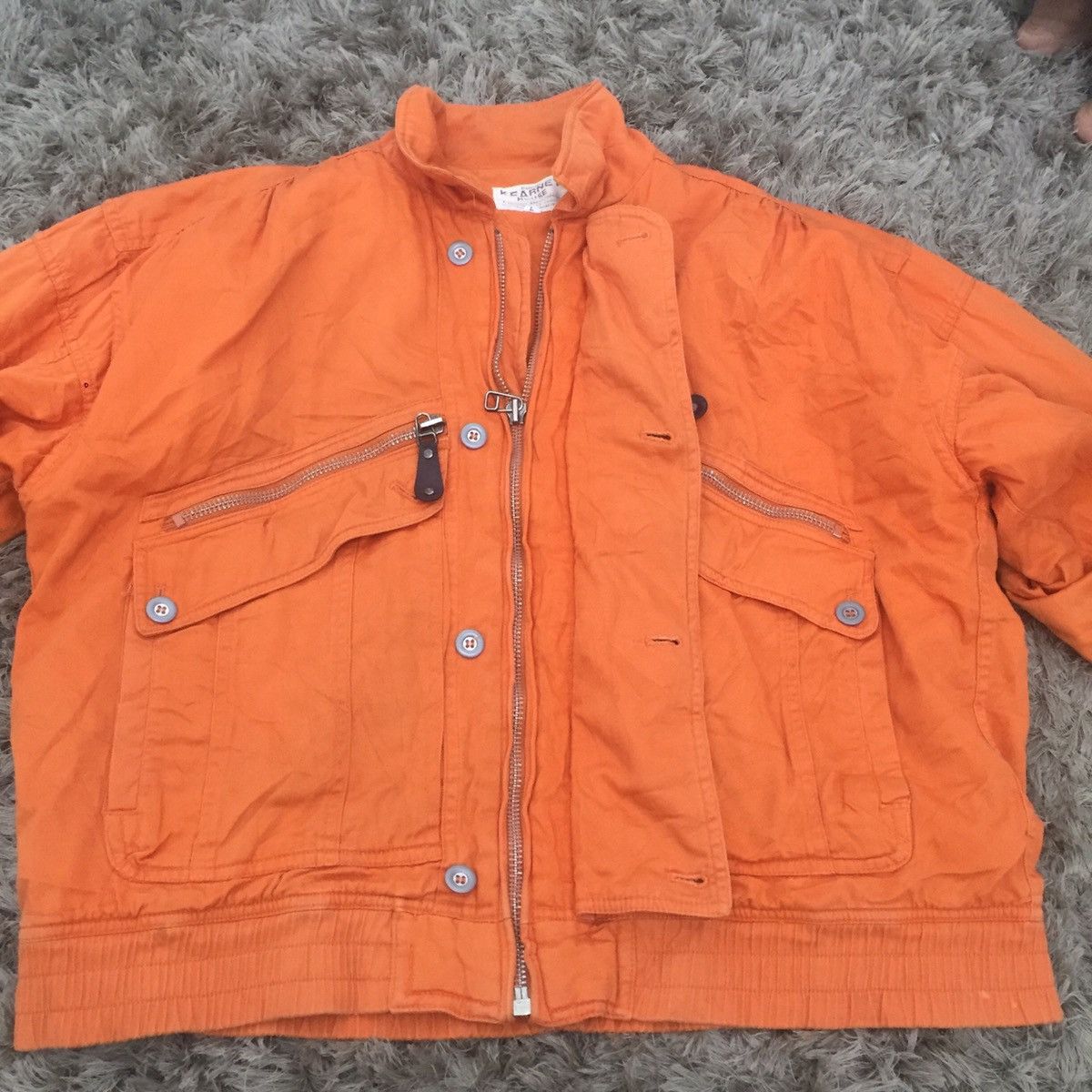 Japanese Brand × Vintage Rare design bomber jacket vintage style fit like XL size Size US L / EU 52-54 / 3 - 7 Thumbnail