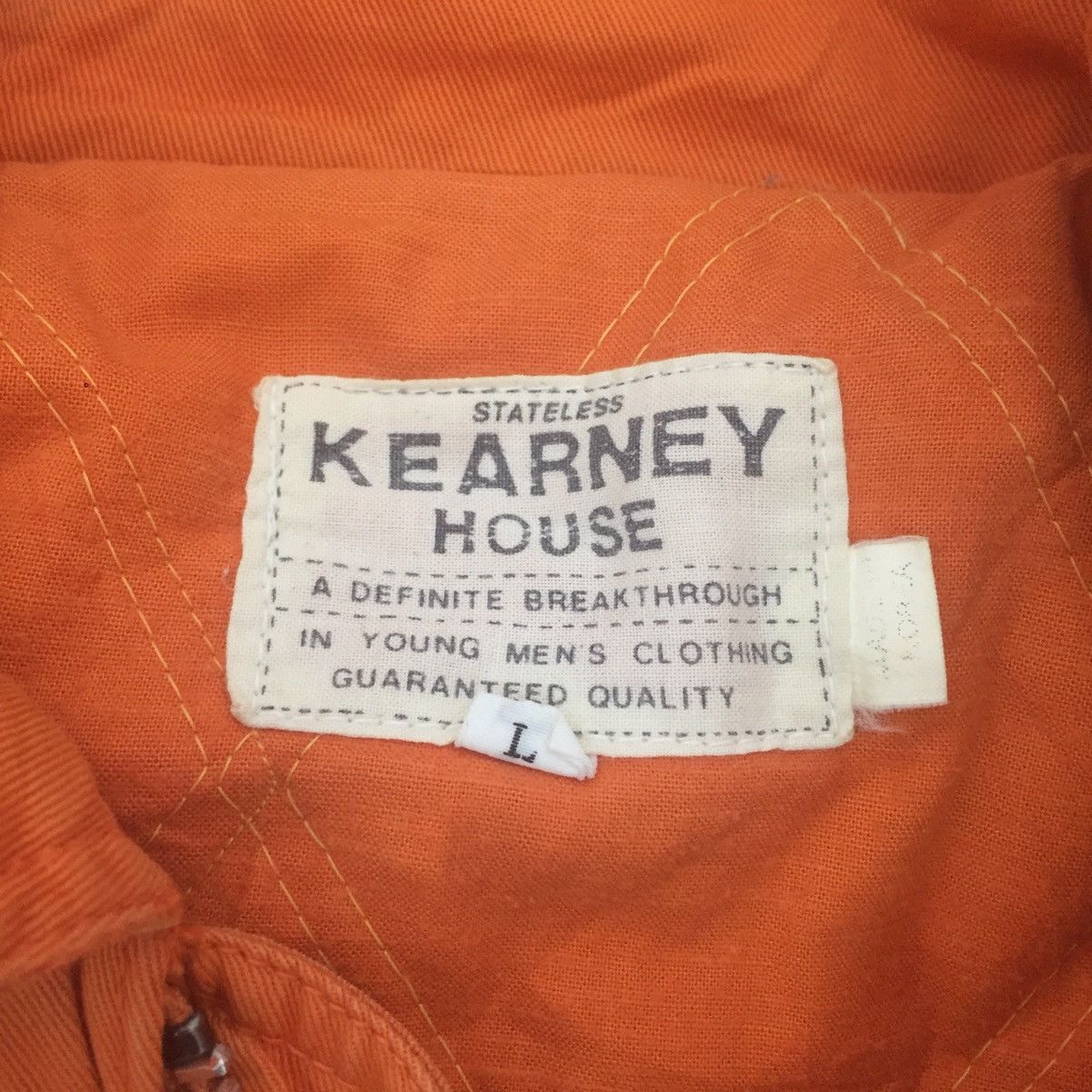 Japanese Brand × Vintage Rare design bomber jacket vintage style fit like XL size Size US L / EU 52-54 / 3 - 4 Thumbnail