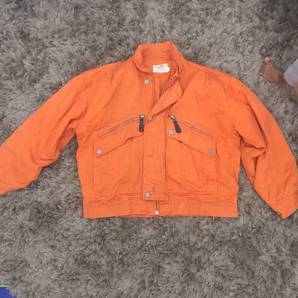 Japanese Brand × Vintage Rare design bomber jacket vintage style fit like XL size Size US L / EU 52-54 / 3 - 2 Thumbnail