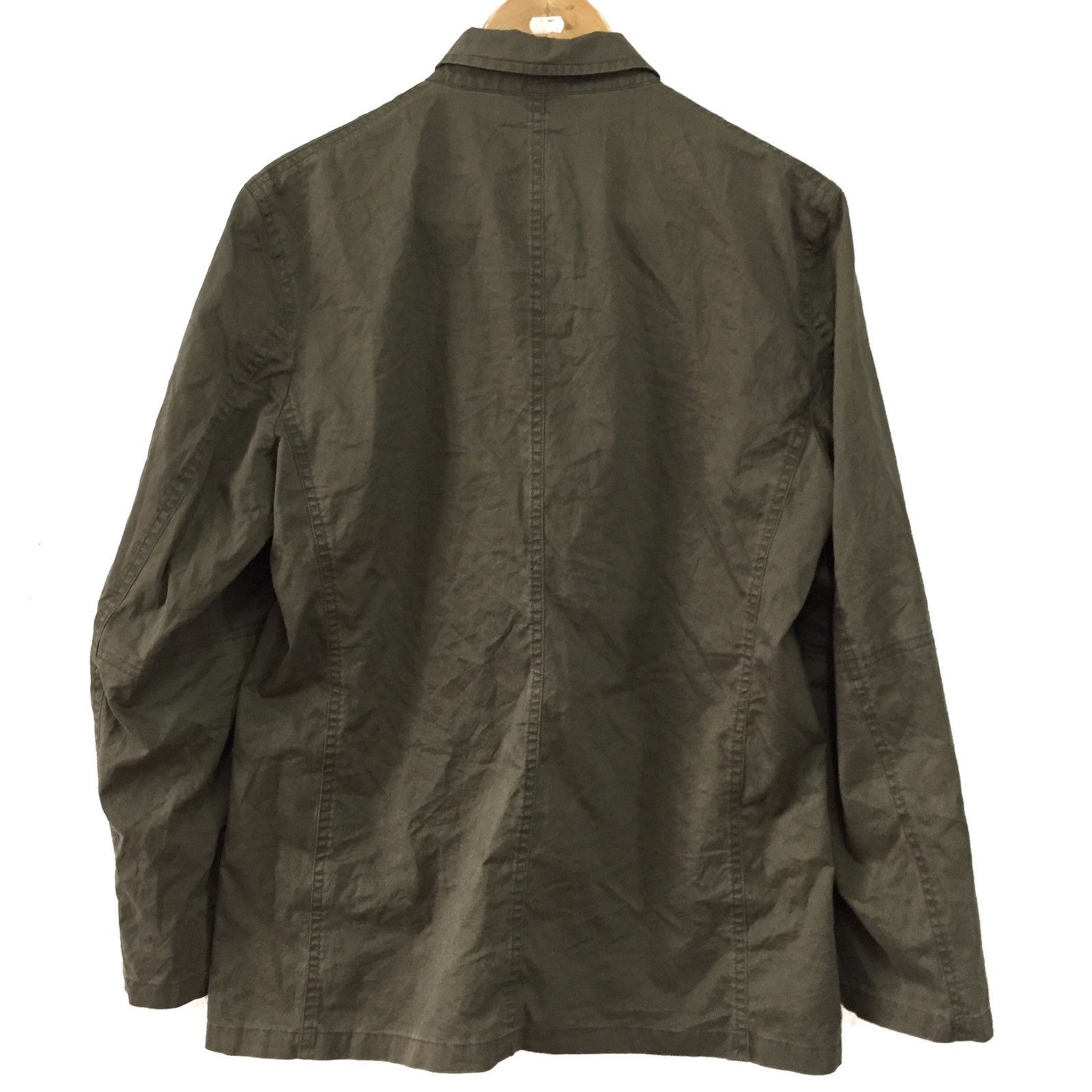 Japanese Brand 🧨Dark green military jacket by PPFM fall design Size US M / EU 48-50 / 2 - 5 Thumbnail
