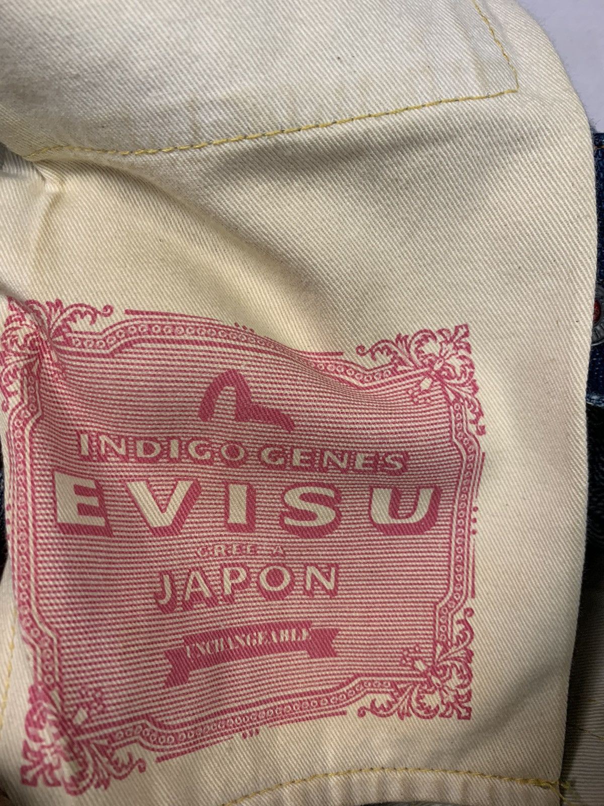 Evisu Evisu big logo seagul camo selvedge denim Size US 31 - 8 Thumbnail
