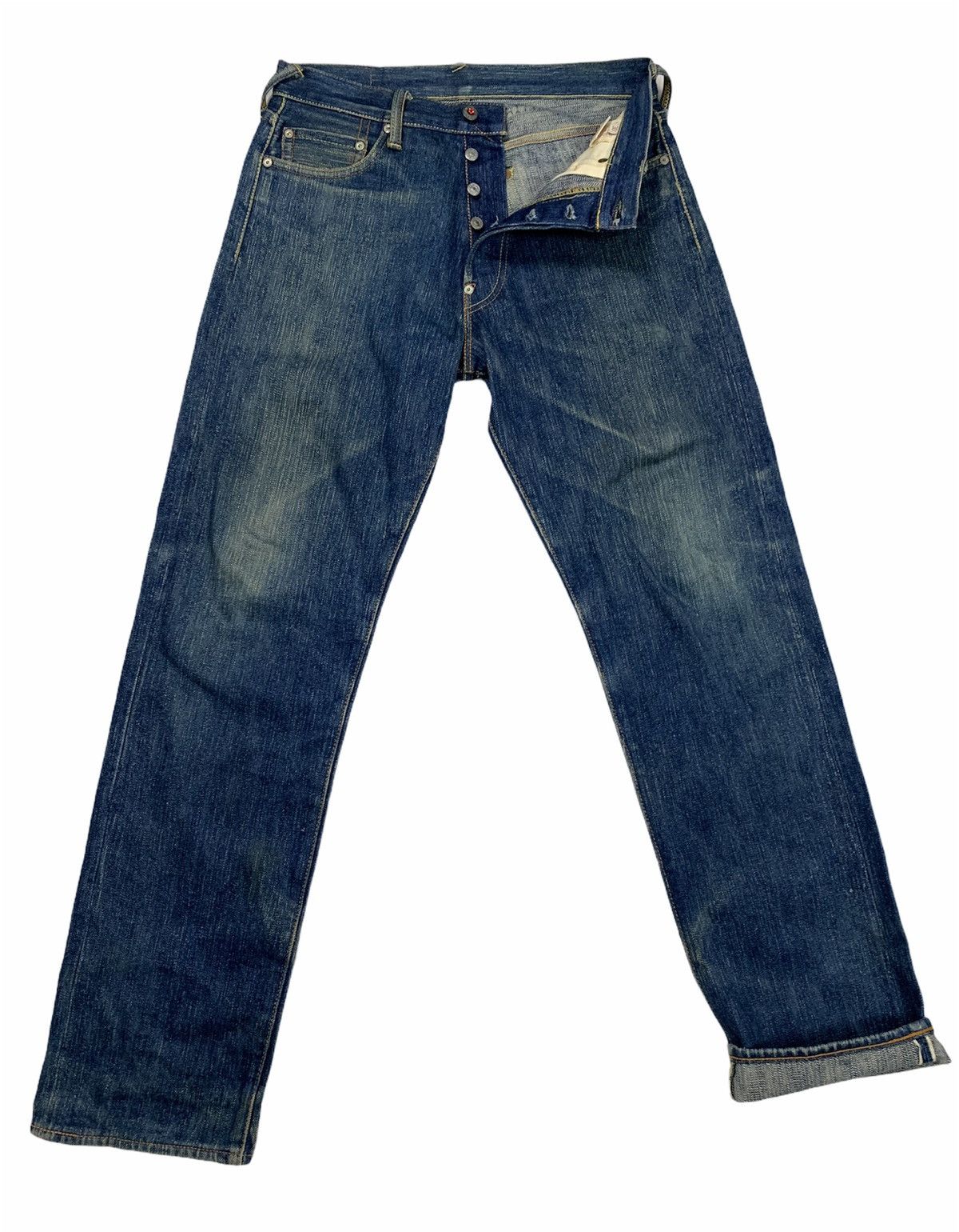 Evisu Evisu big logo seagul camo selvedge denim Size US 31 - 2 Thumbnail