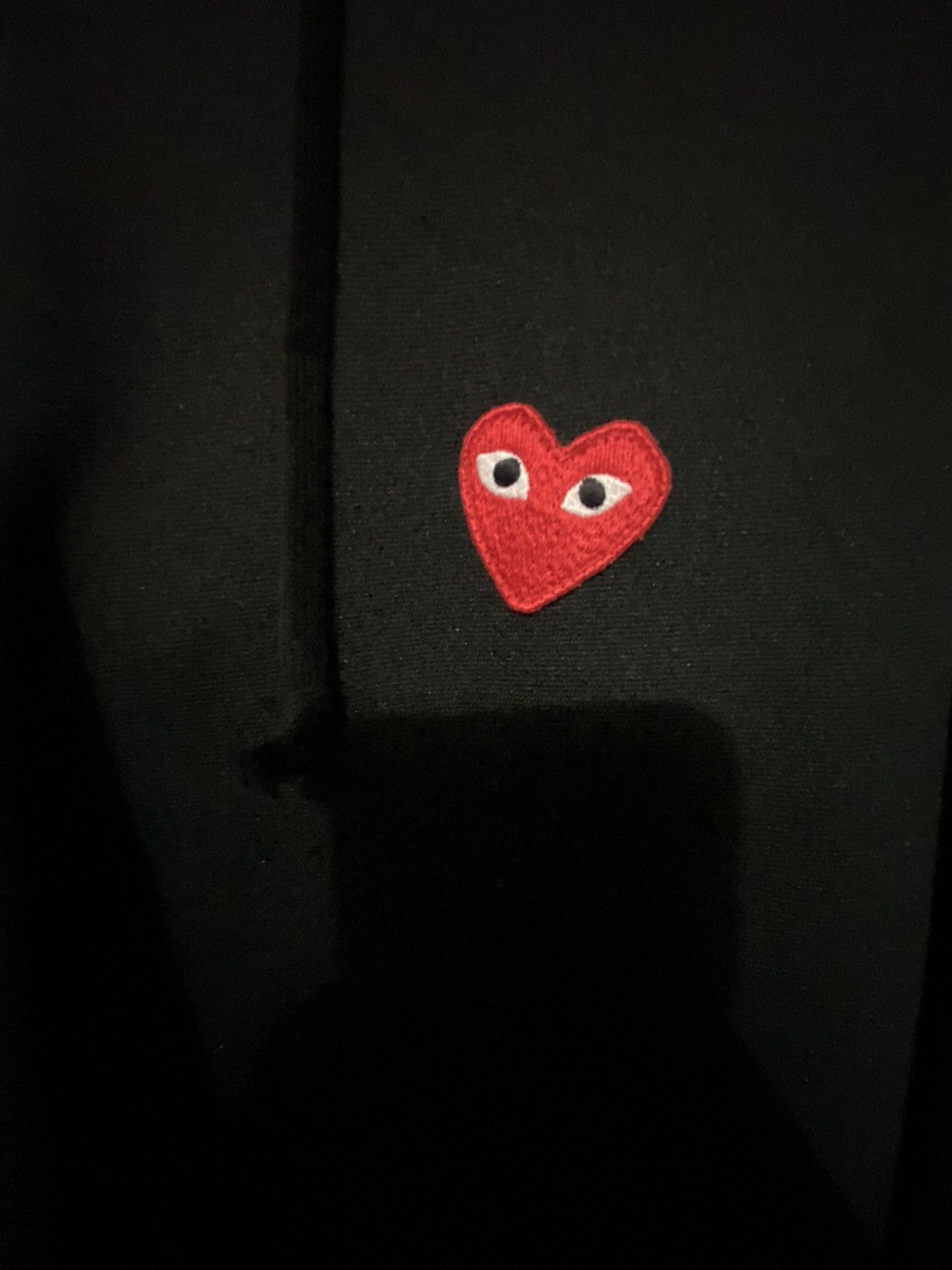 Comme des Garcons CDG Black Red Heart Hoodie Size US L / EU 52-54 / 3 - 4 Thumbnail
