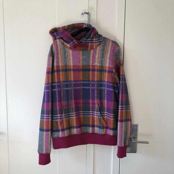 Noah wool check on sale hoodie