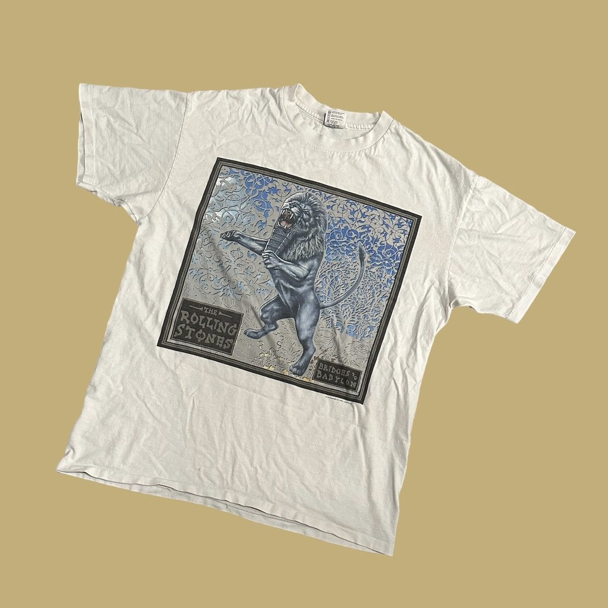 Vintage 1997 Rolling Stones Bridges to Babylon Tour T-shirt - Tops