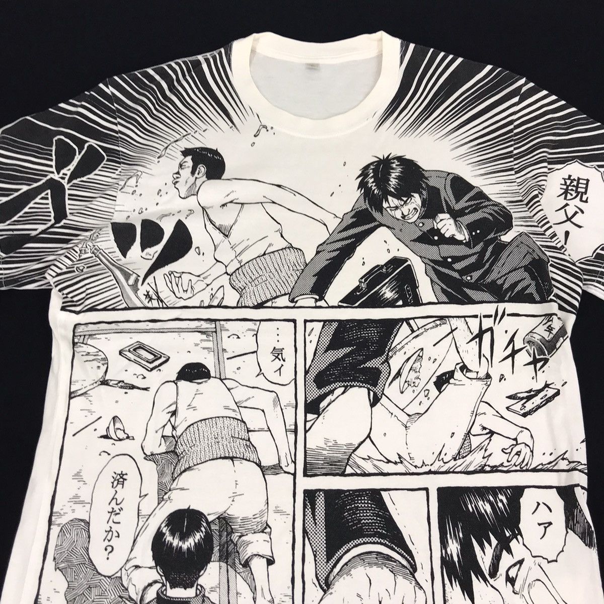 Anime Anime Oyaji Goe Manga Comic Fantasy Tee Over Printed Size US M / EU 48-50 / 2 - 3 Thumbnail