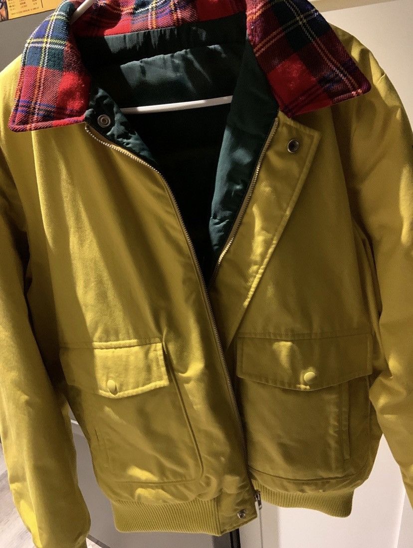 Noah Noah Tartan Collar A 2 Bomber Jacket Yellow Size US XL / EU 56 / 4 - 2 Thumbnail