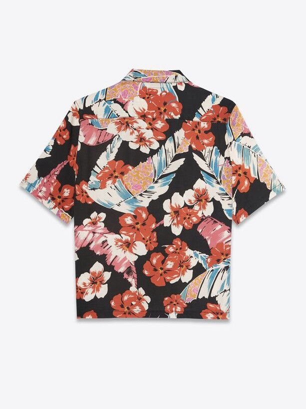 Saint Laurent Paris Saint Laurent Short Sleeve Hawaiian Shirt Size US S / EU 44-46 / 1 - 2 Thumbnail