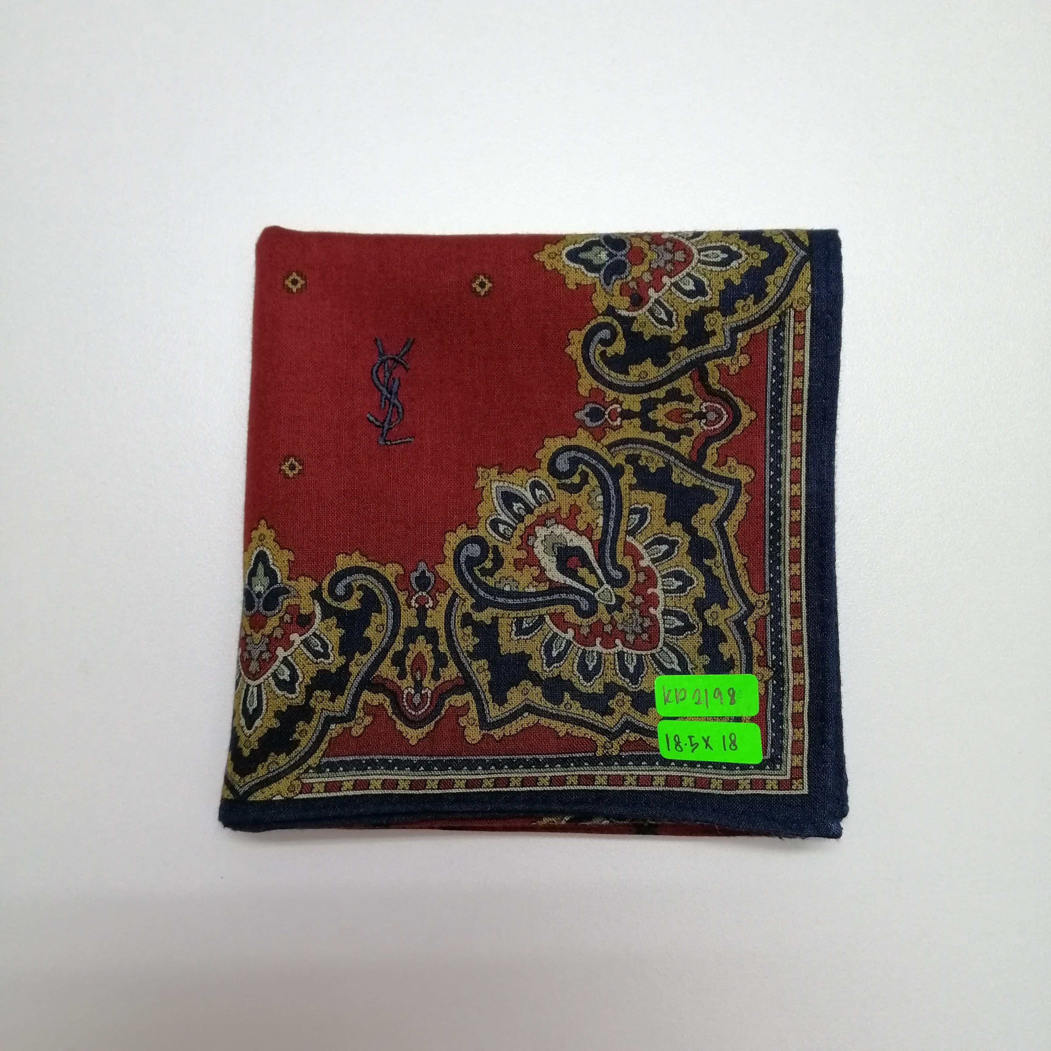 Vintage Vintage Yves Saint Laurent Handkerchief/Neckerchief-KD2198 Size ONE SIZE - 5 Thumbnail