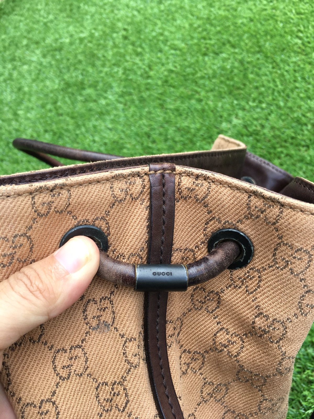 Gucci Vintage Gucci Signature GG Handbag Size ONE SIZE - 17 Thumbnail