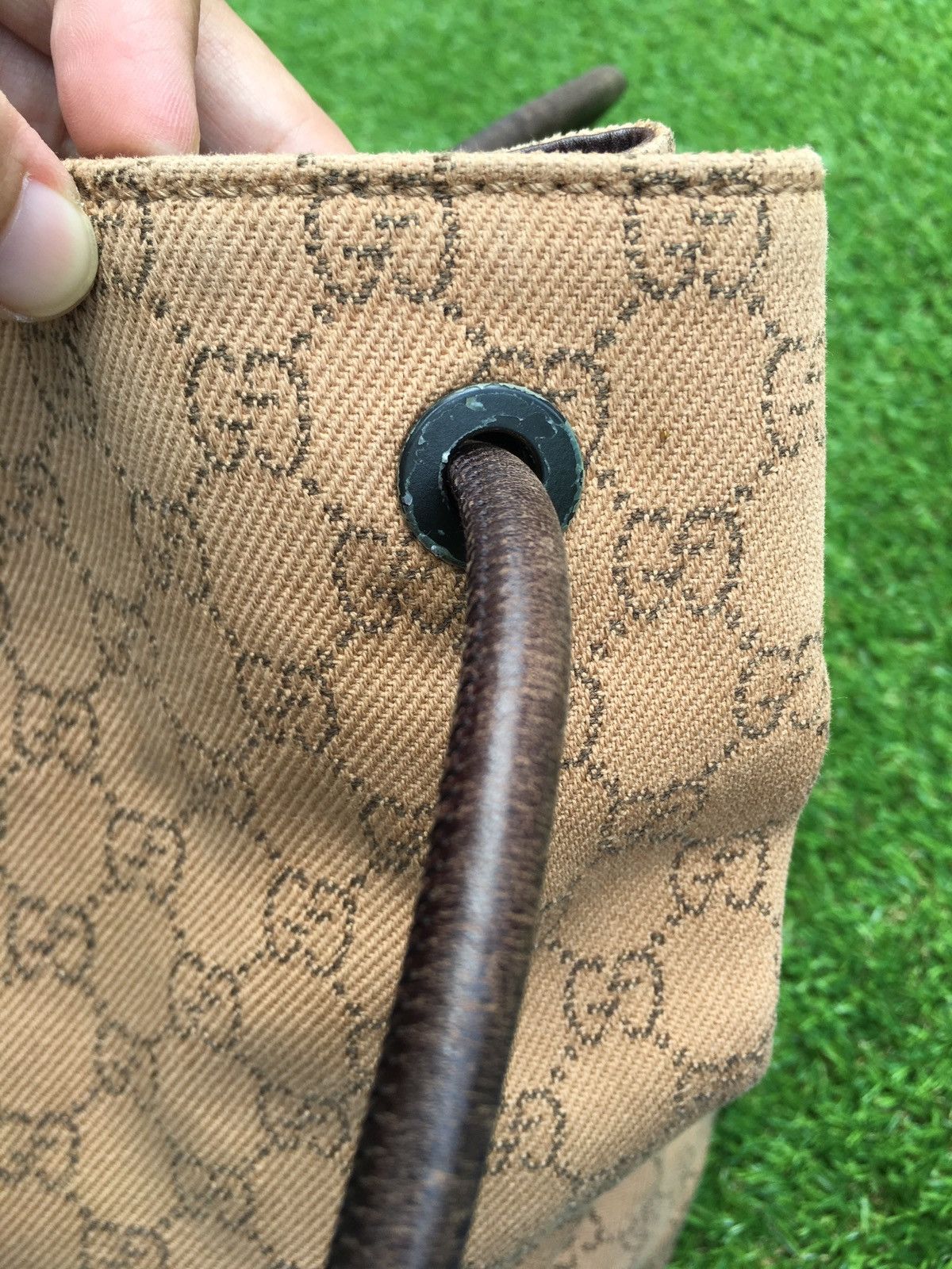 Gucci Vintage Gucci Signature GG Handbag Size ONE SIZE - 9 Thumbnail