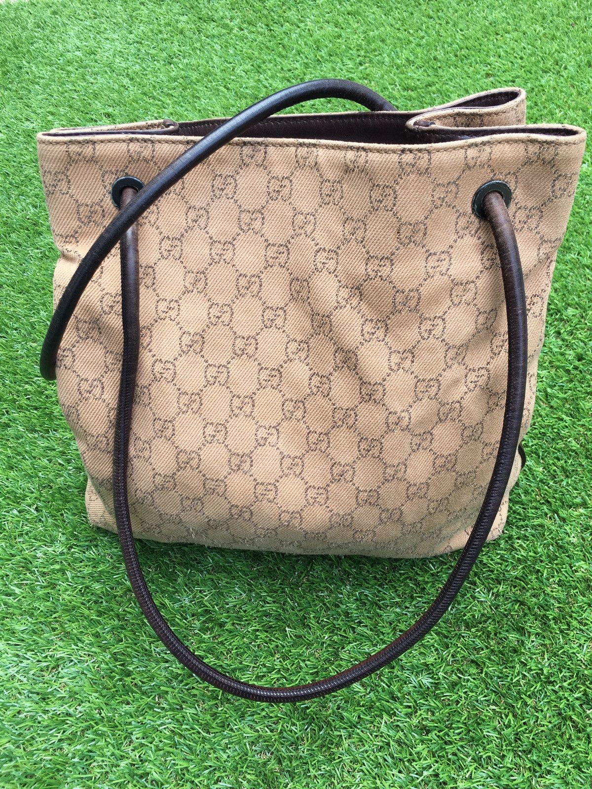 Gucci Vintage Gucci Signature GG Handbag Size ONE SIZE - 6 Thumbnail