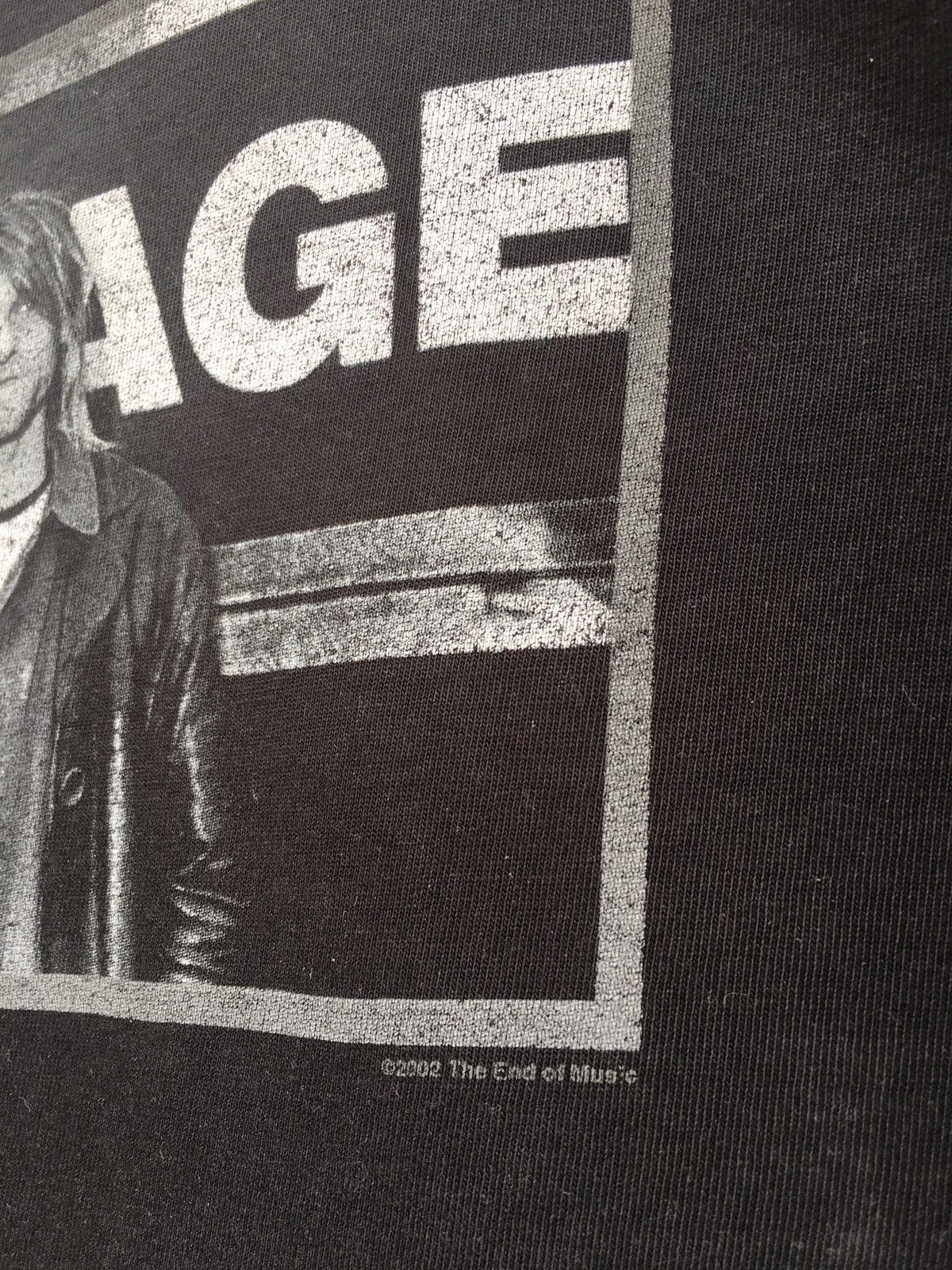 Nirvana Vintage Kurt Cobain T-Shirt Copyright 2002 Size US L / EU 52-54 / 3 - 7 Thumbnail