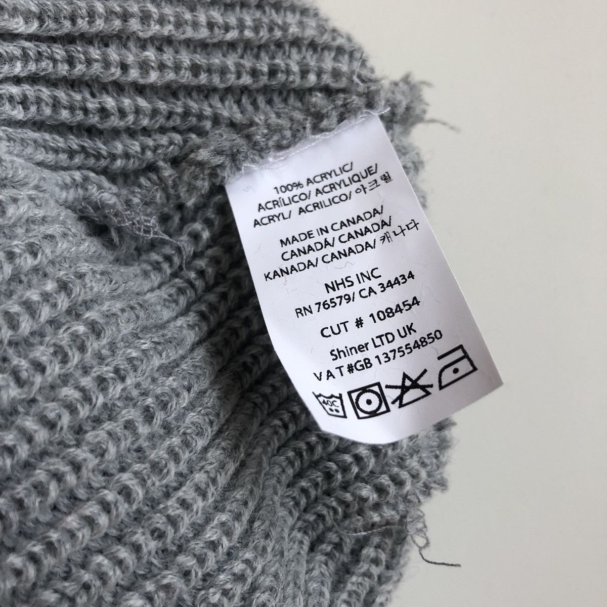 Santa Cruz Skateboards SantaCruz WAVE Beanie GREY Size ONE SIZE - 4 Thumbnail