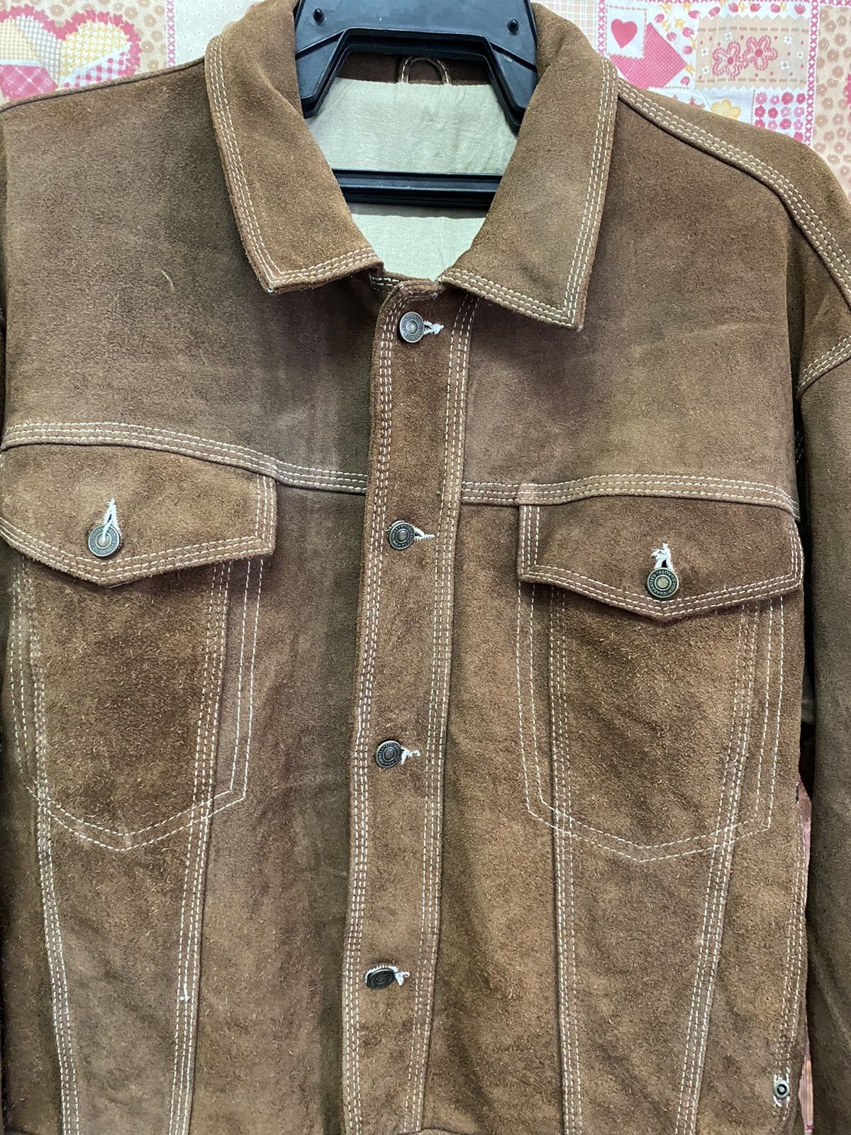 Designer × Vintage Vintage Army Air Horres Mid Coast International Leather Size US M / EU 48-50 / 2 - 2 Thumbnail