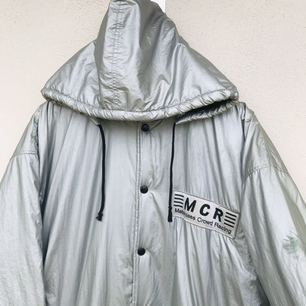 Japanese Brand Vintage Japan Racing Matchless Crowd Racing sherpa linen Size US XL / EU 56 / 4 - 6 Thumbnail