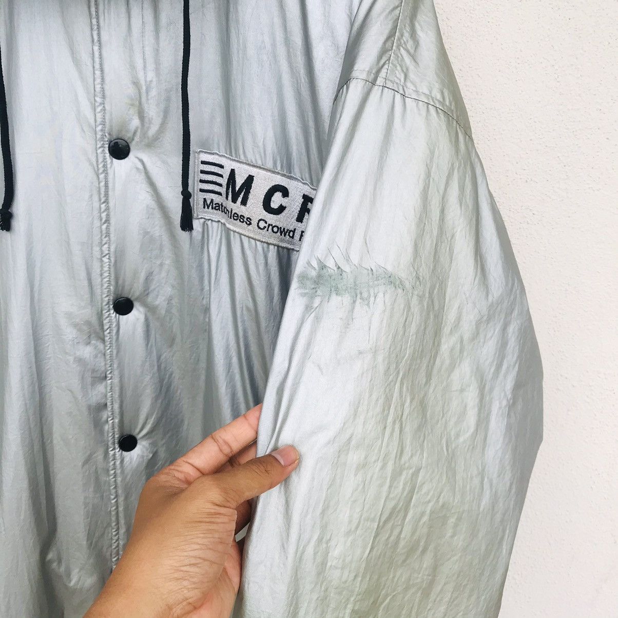 Japanese Brand Vintage Japan Racing Matchless Crowd Racing sherpa linen Size US XL / EU 56 / 4 - 7 Thumbnail