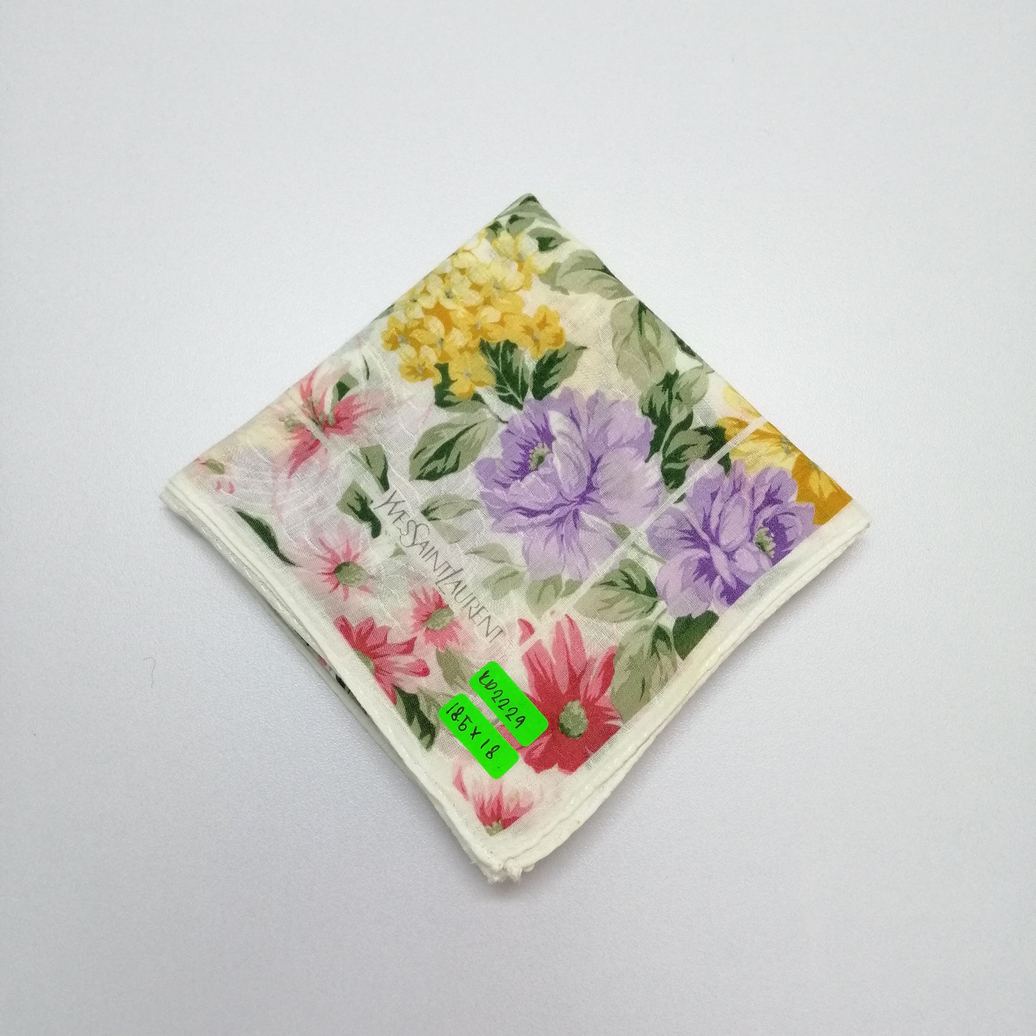 Vintage × Yves Saint Laurent Vintage Yves Saint Laurent Handkerchief/Neckerchief-KD2229 Size ONE SIZE - 5 Thumbnail