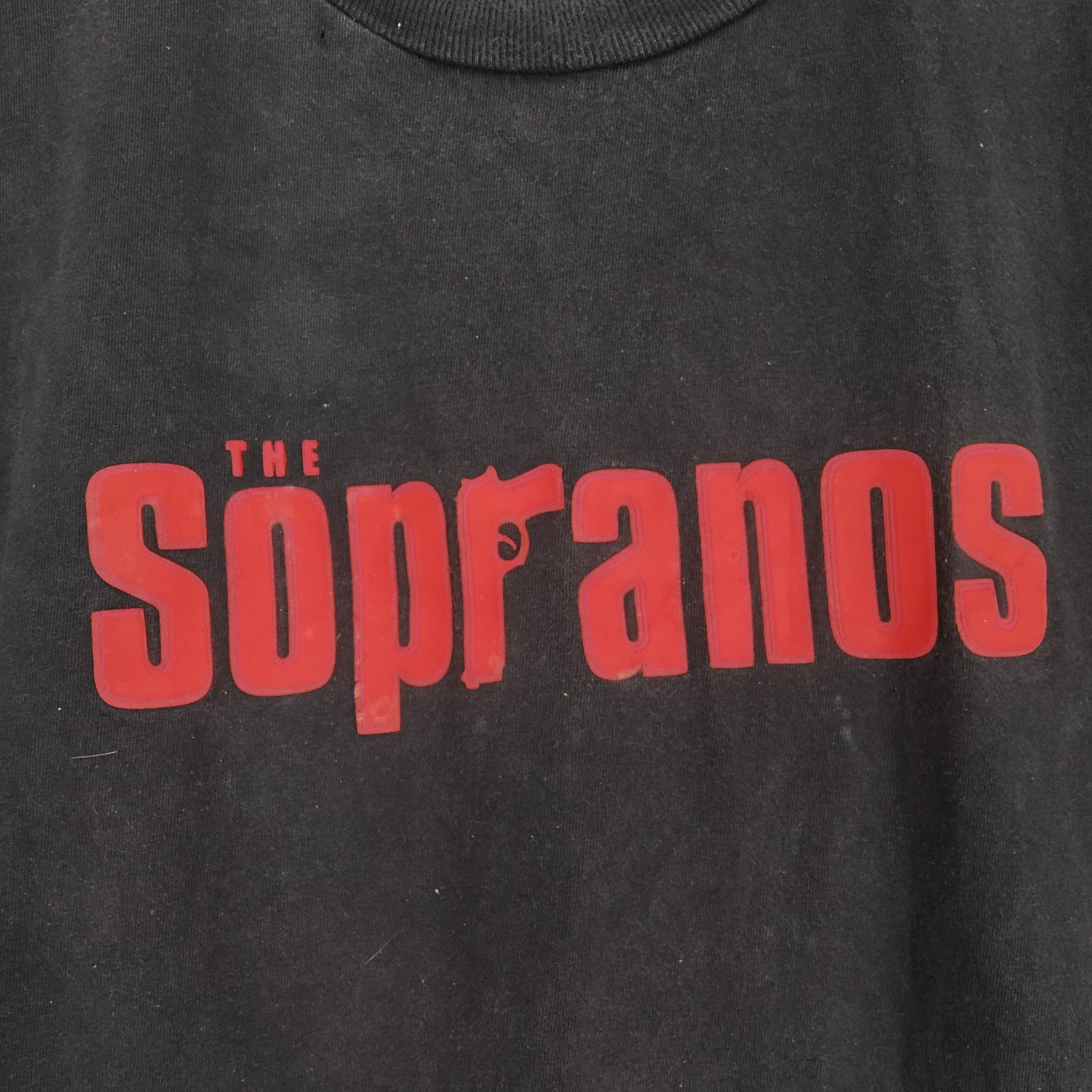 Vintage Vintage 90s The Sopranos American Drama Movie HBO T-shirt Size US XL / EU 56 / 4 - 5 Thumbnail