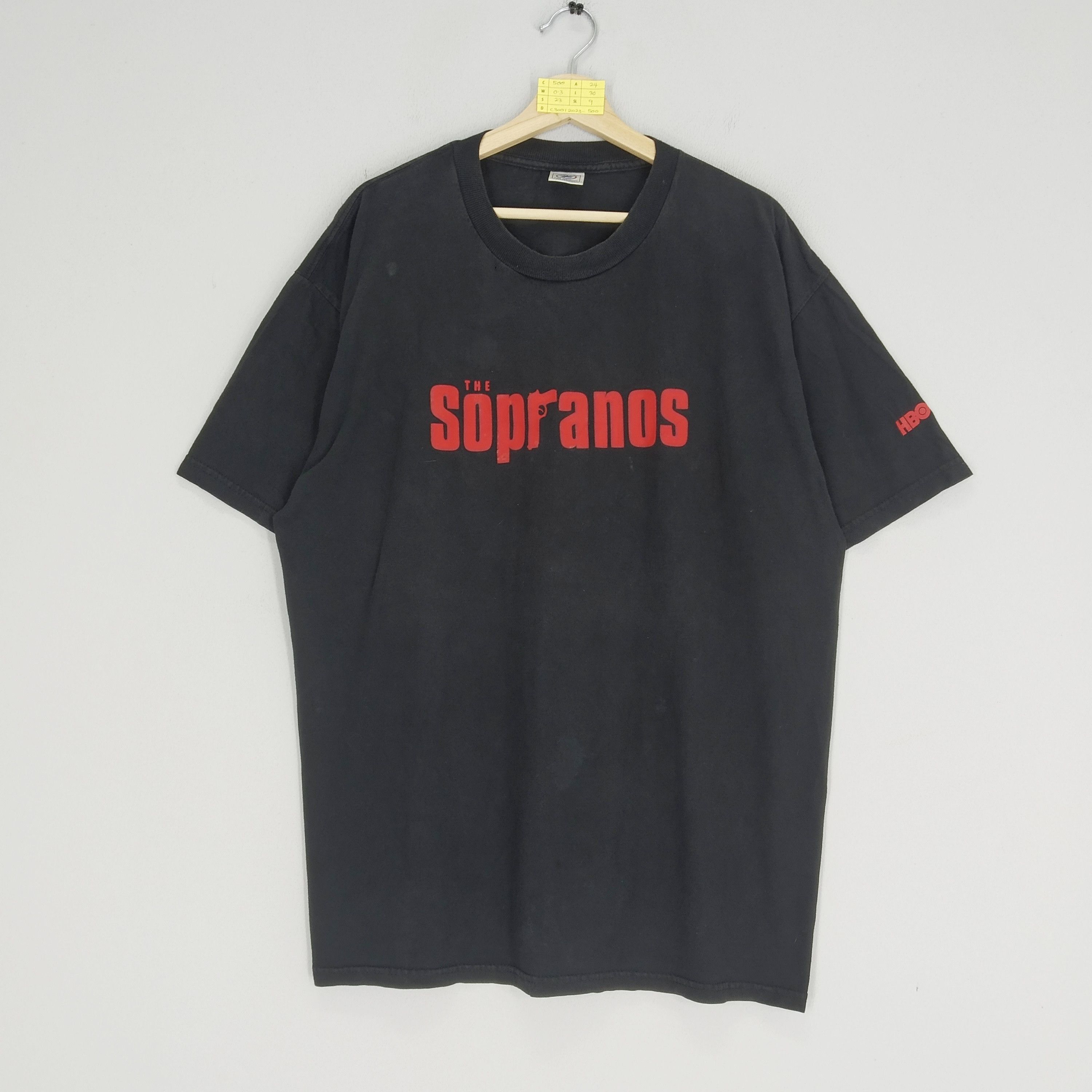 Vintage Vintage 90s The Sopranos American Drama Movie HBO T-shirt Size US XL / EU 56 / 4 - 1 Thumbnail