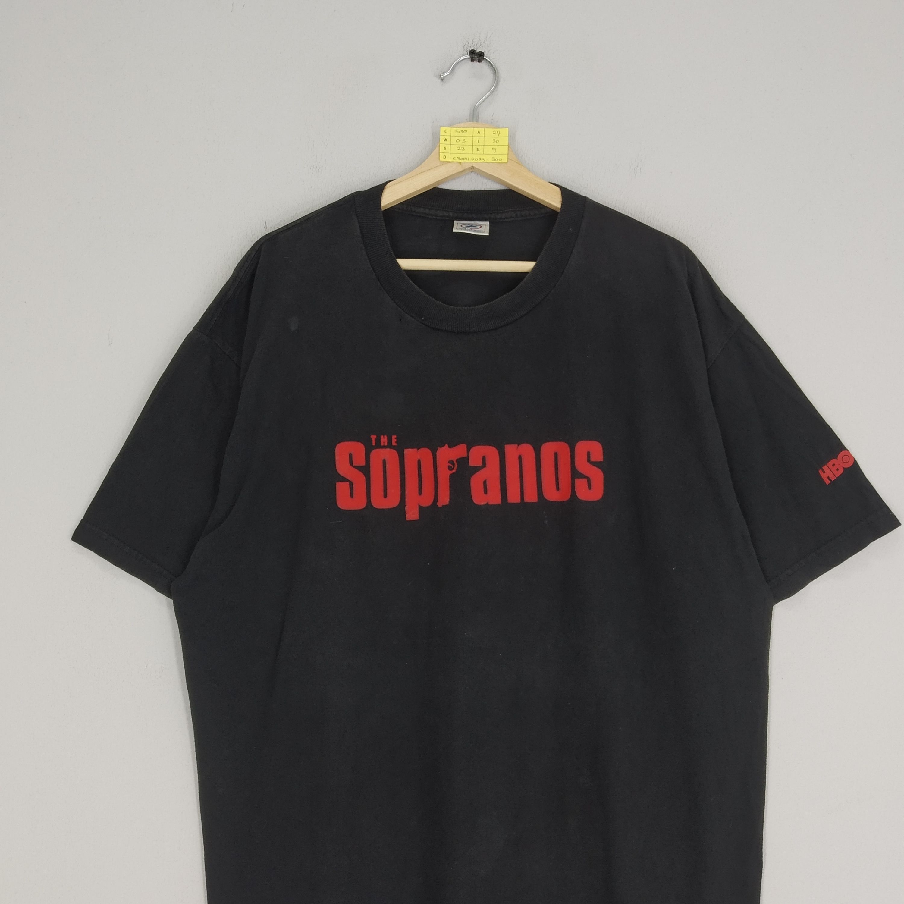Vintage Vintage 90s The Sopranos American Drama Movie HBO T-shirt Size US XL / EU 56 / 4 - 3 Thumbnail